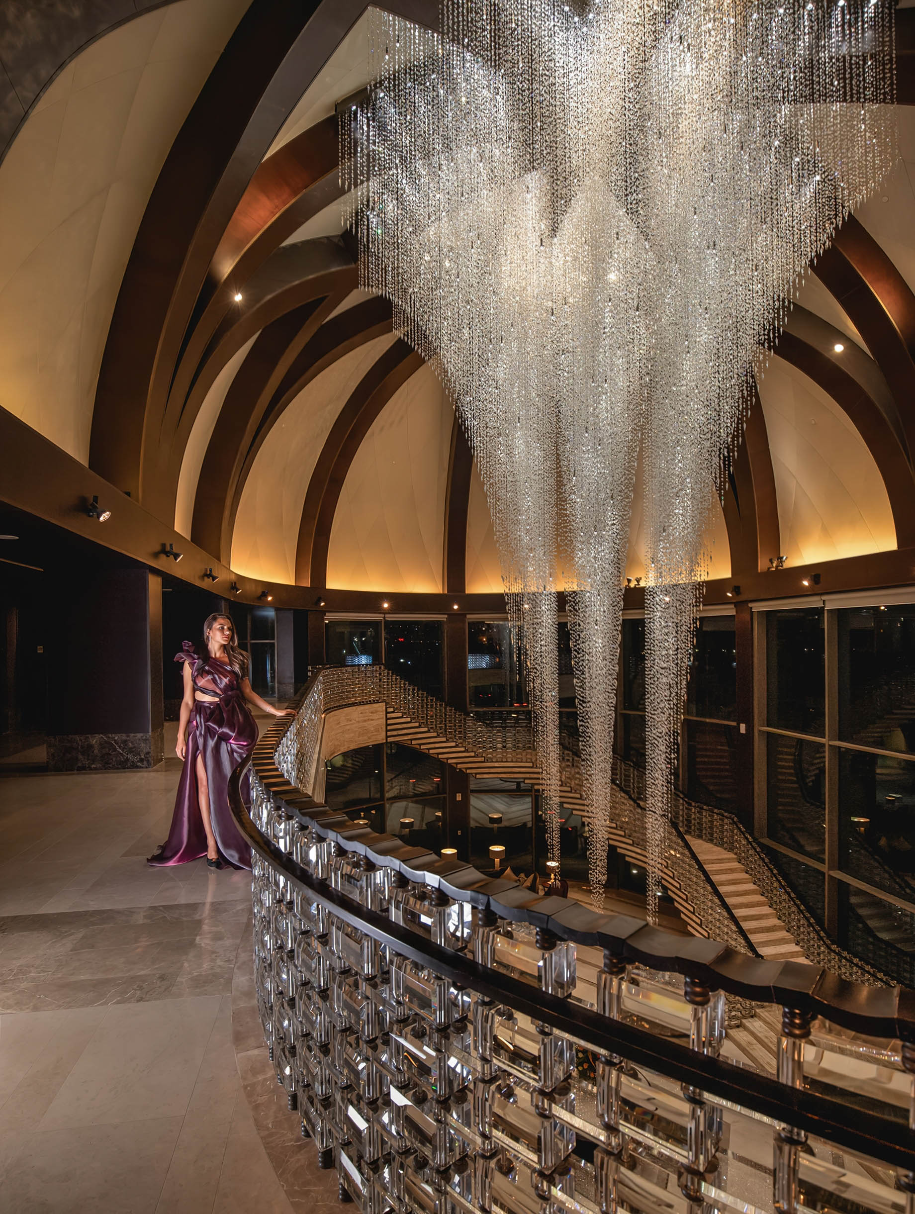 The St. Regis Cairo Hotel – Cairo, Egypt – Grand Crystal Chandelier