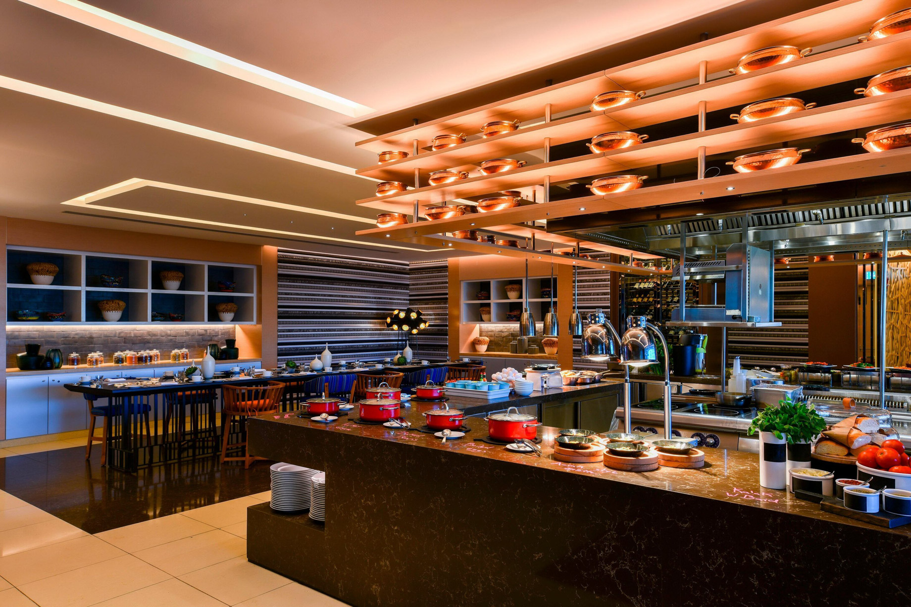 W Amman Hotel - Amman, Jordan - Mesh Breakfast Buffet