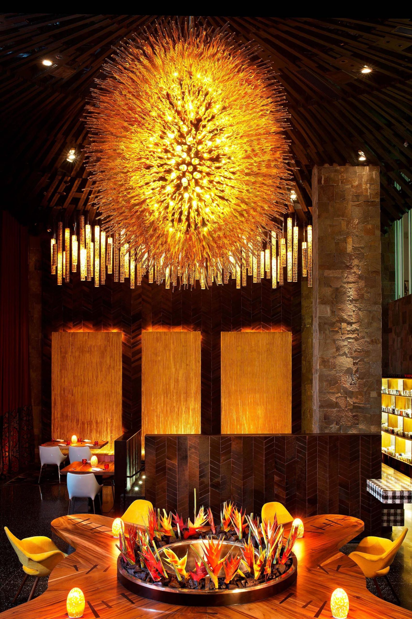 W Bali Seminyak Resort – Seminyak, Indonesia – Fire Restaurant Table Decor