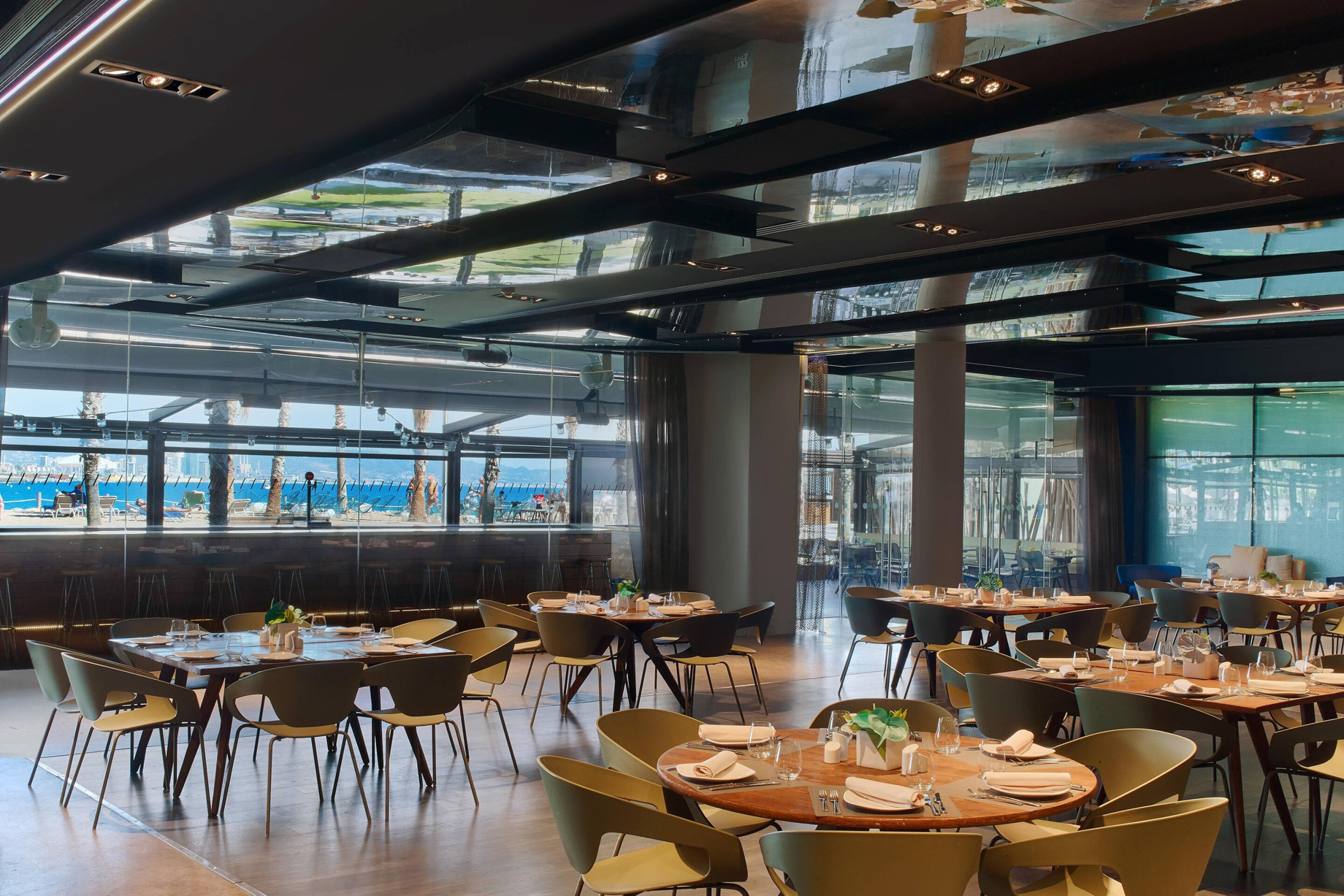 W Barcelona Hotel – Barcelona, Spain – Salt Restaurant Banquet