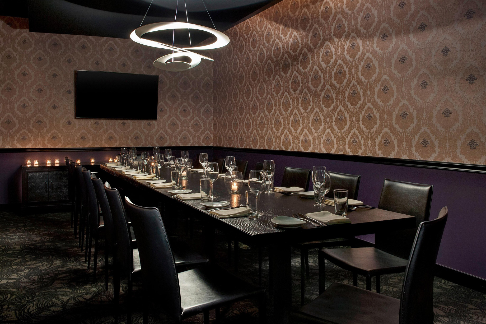 W Los Angeles West Beverly Hills Hotel – Los Angeles, CA, USA – STK Los Angeles Private Dining Room