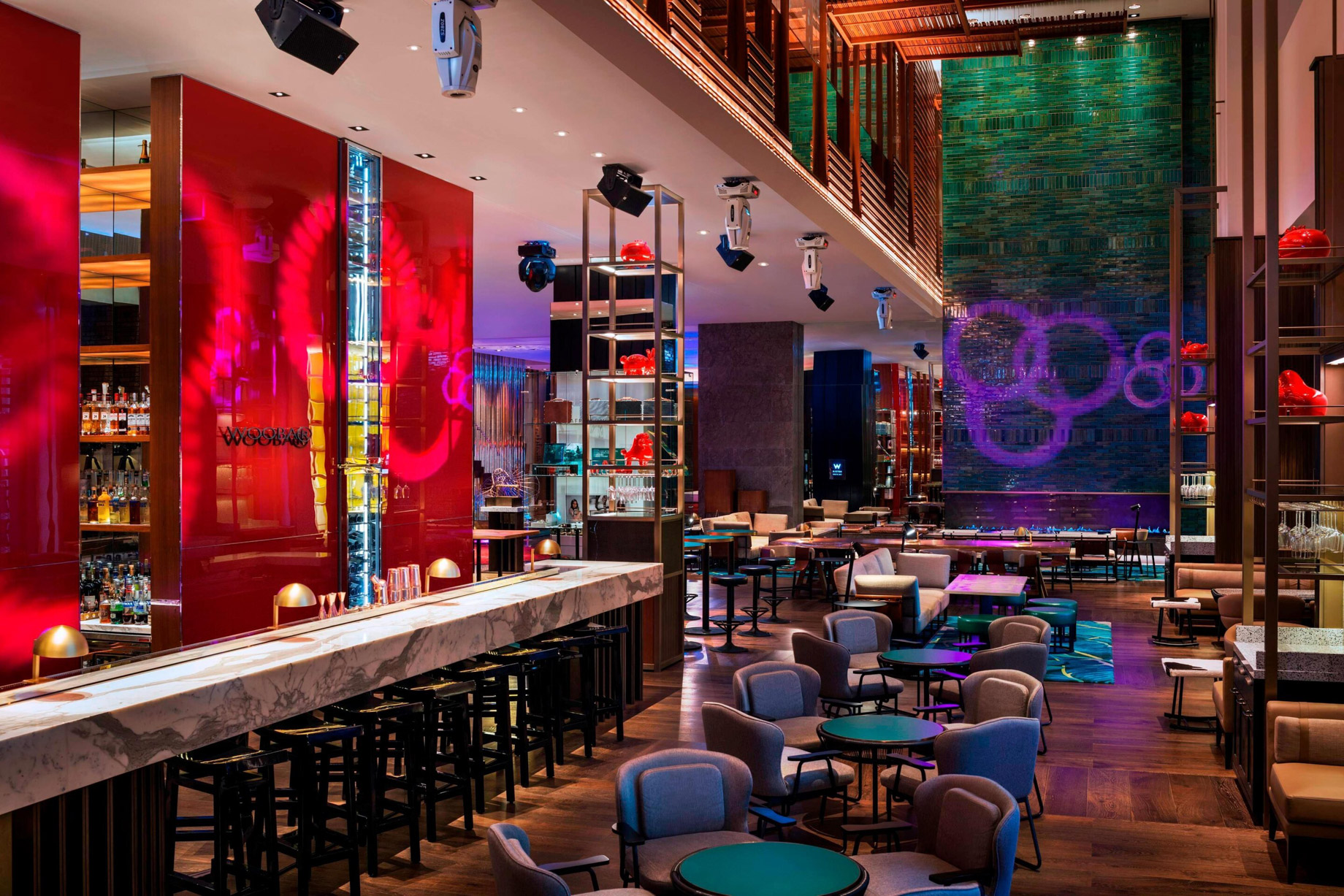 W Taipei Hotel – Taipei, Taiwan – WOOBAR Seating