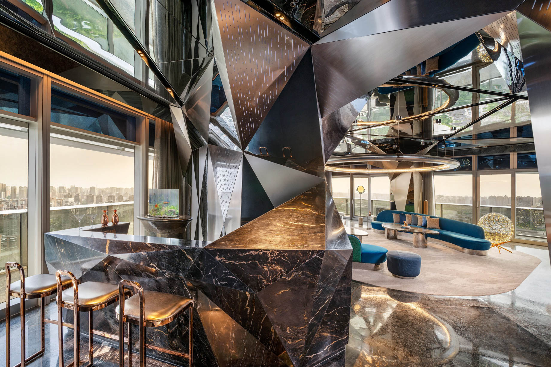 012 – W Xi’an Hotel – Xi’an, Shaanxi Province, China – WOW Suite Bar