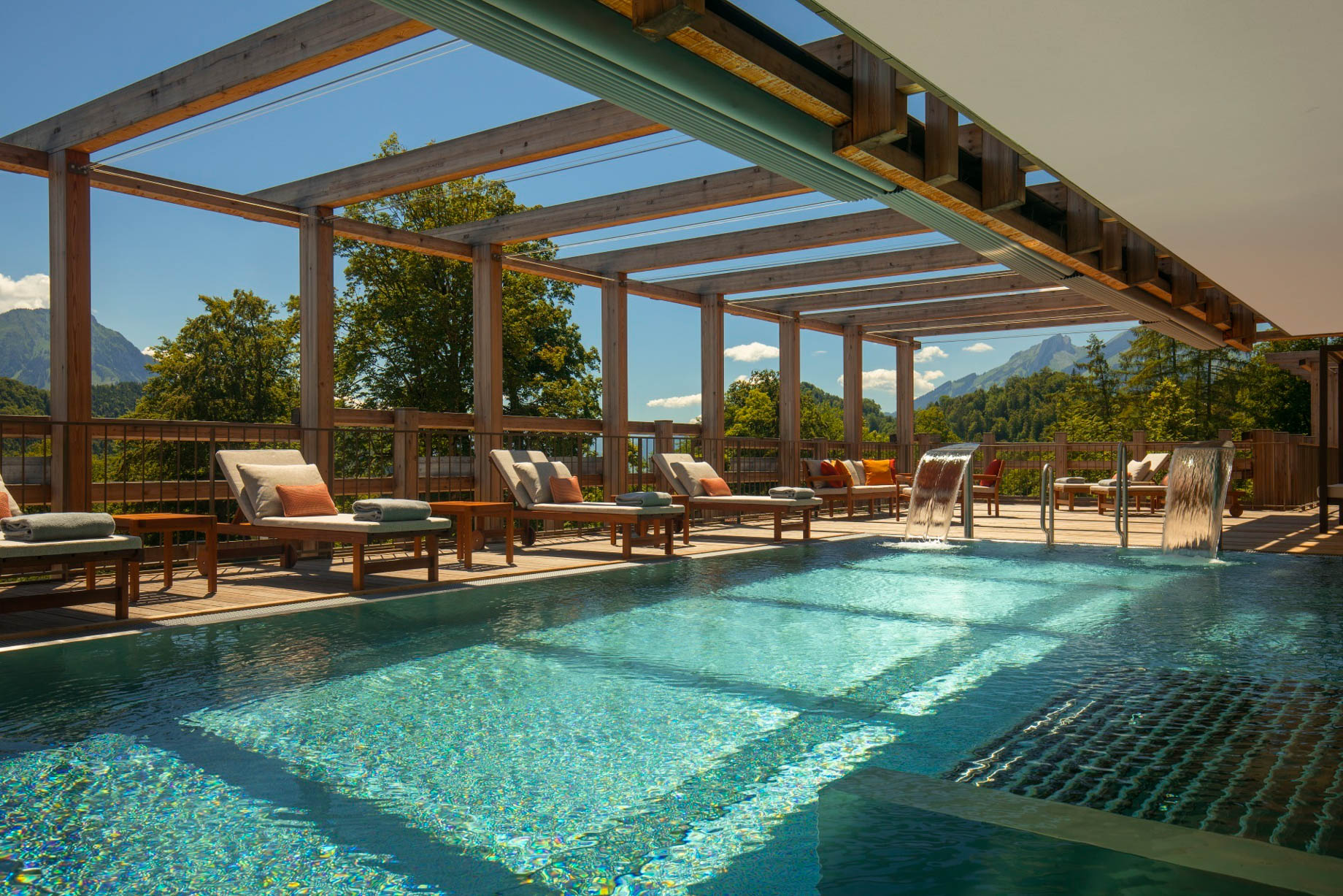 Waldhotel - Burgenstock Hotels & Resort - Obburgen, Switzerland - Outdoor Pool