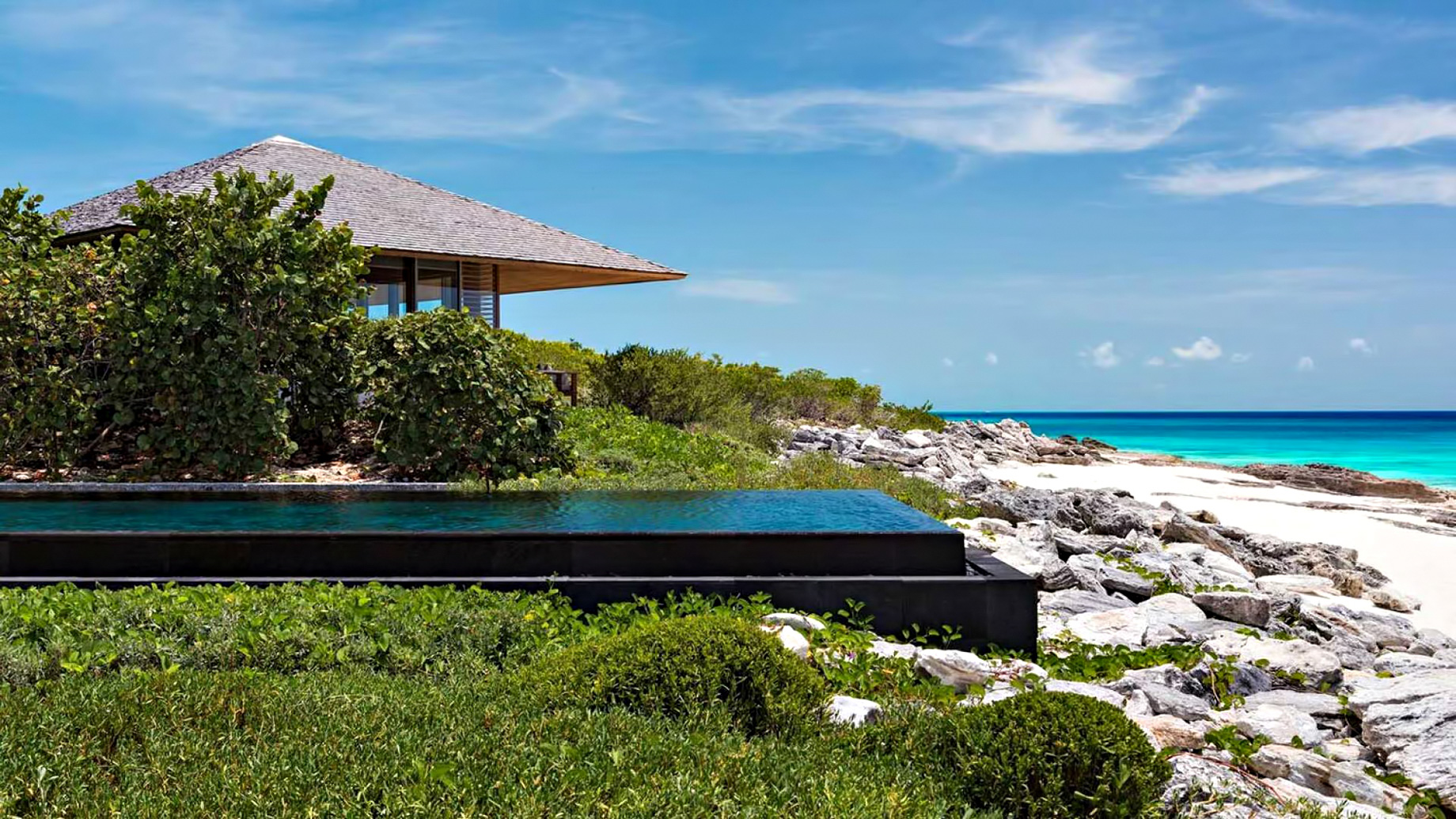 Amanyara Resort – Providenciales, Turks and Caicos Islands – Artist Ocean Villa Infinity Pool View