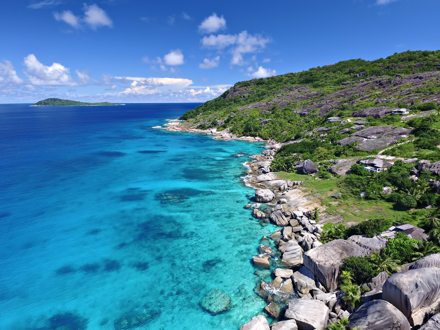 Six Senses Zil Pasyon Resort - Felicite Island, Seychelles - Rocky Tropical Island