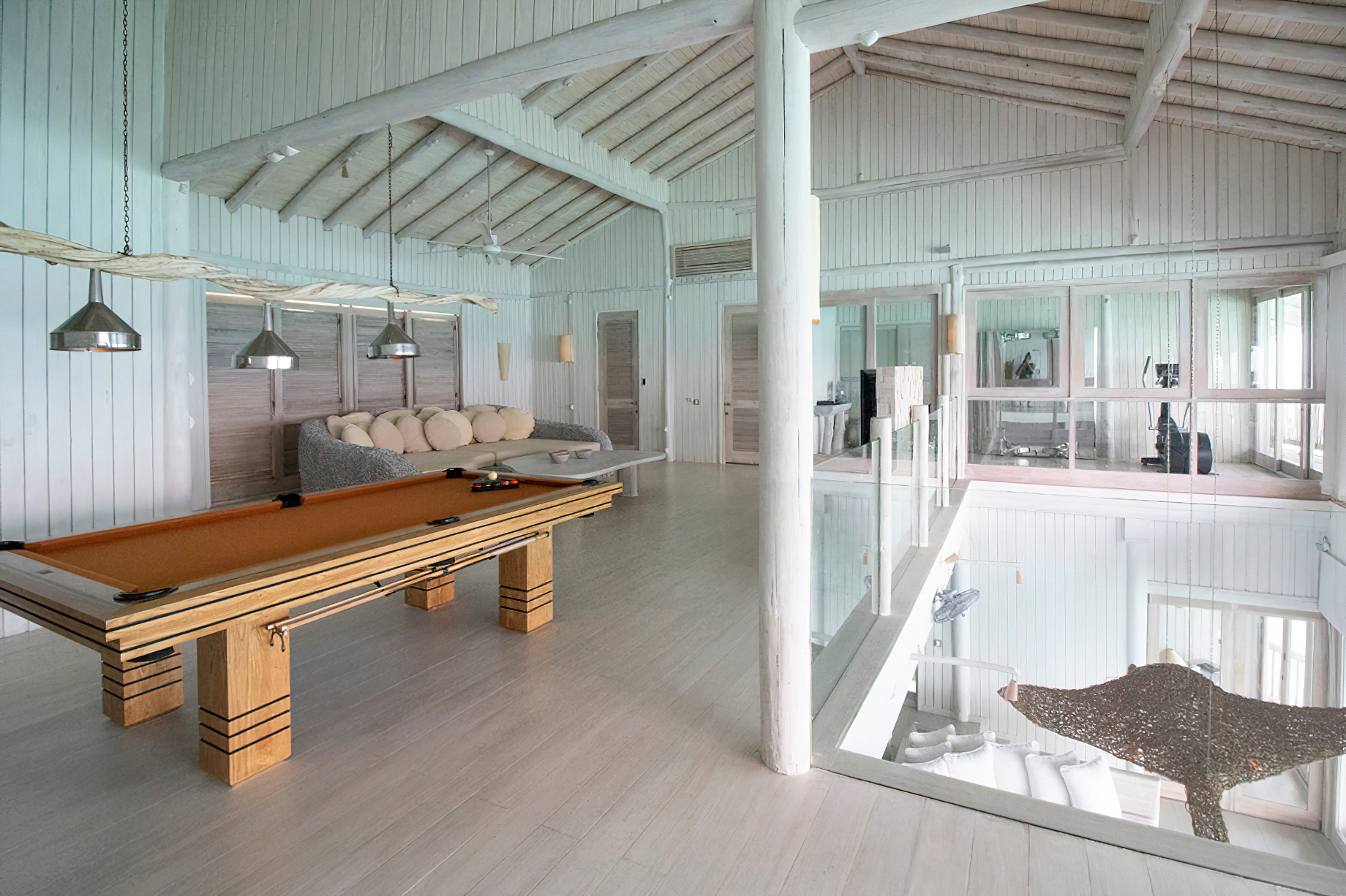 Soneva Jani Resort – Noonu Atoll, Medhufaru, Maldives – 4 Bedroom Water Reserve Villa Upstairs Recreation Area
