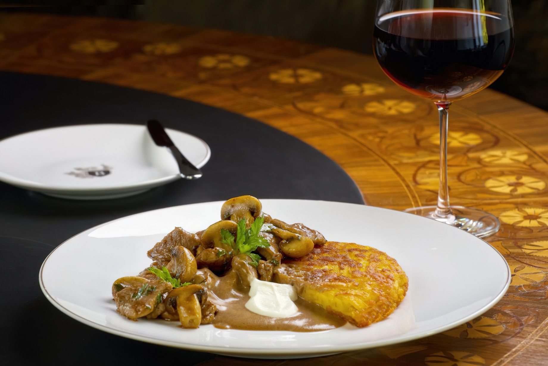 Taverne 1879 – Burgenstock Hotels & Resort – Obburgen, Switzerland – Swiss Chalet Restaurant Food