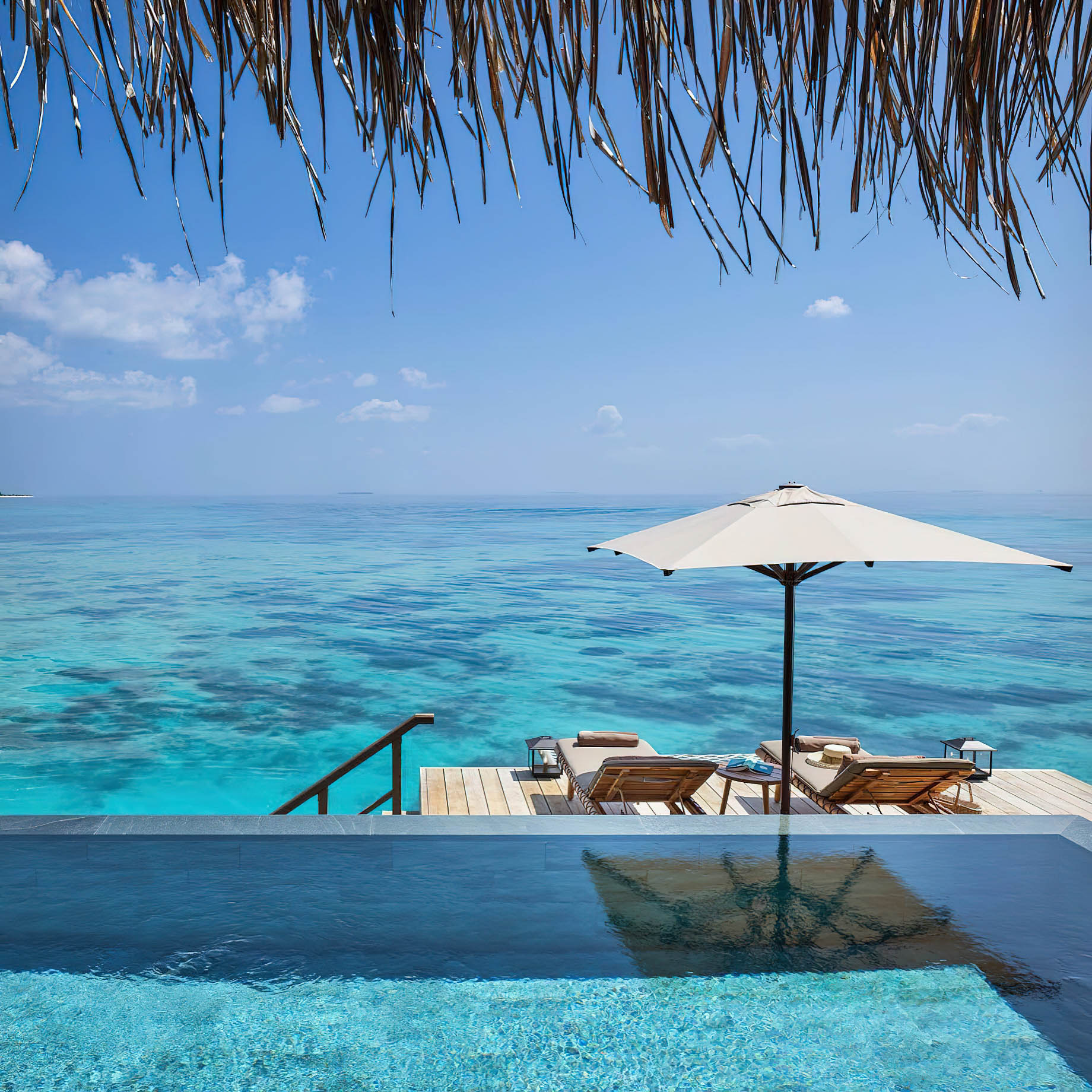 JOALI Maldives Resort - Muravandhoo Island, Maldives - Water Villa Infinity Pool Deck