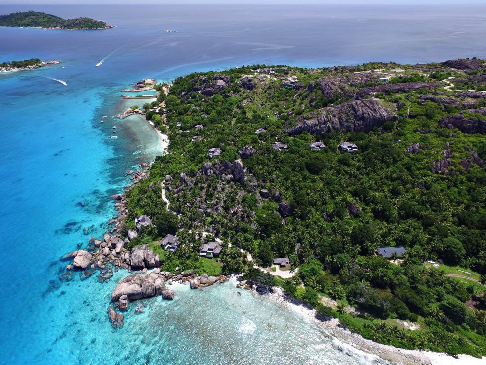 Six Senses Zil Pasyon Resort - Felicite Island, Seychelles - Island Villa Aerial