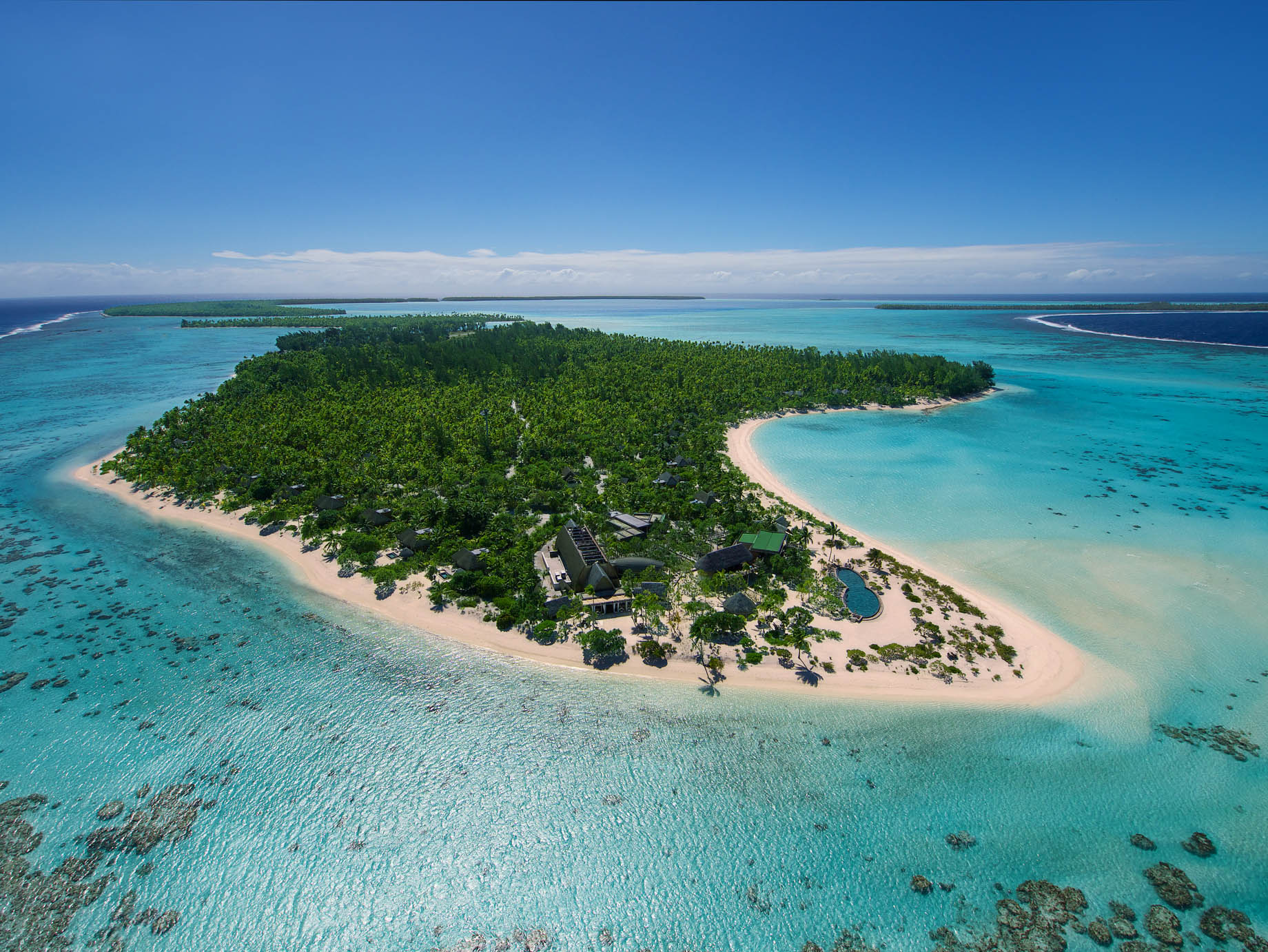 The Brando Resort - Tetiaroa Private Island, French Polynesia - Resort Aerial View