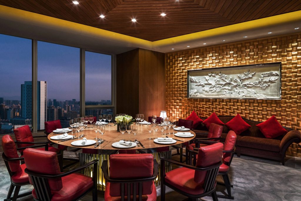 The St. Regis Chengdu Hotel - Chengdu, Sichuan, China - Yun Fu Private Dining Room Evening