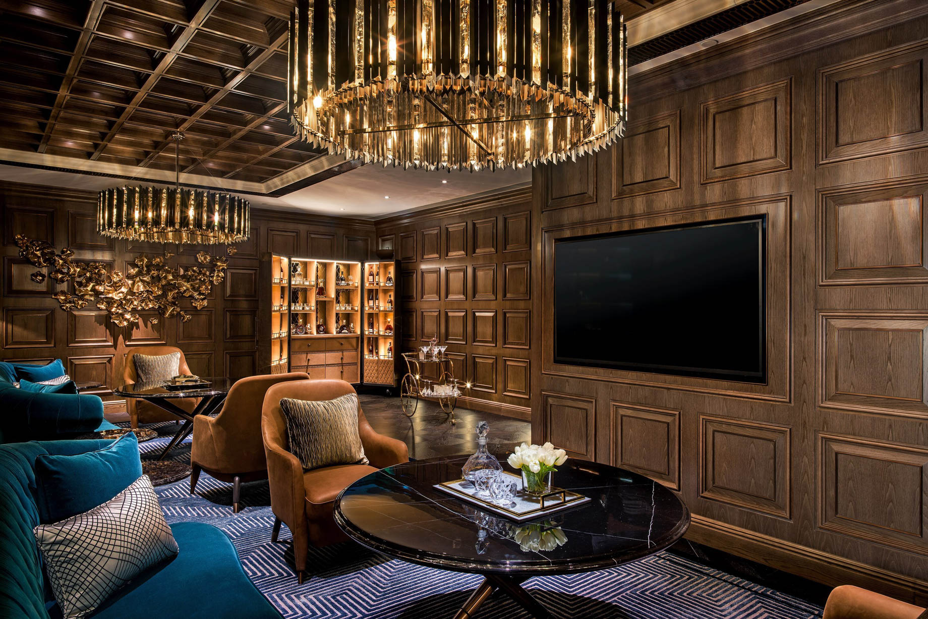 The St. Regis Macao Hotel – Cotai, Macau SAR, China – The St. Regis Bar Decanter Room