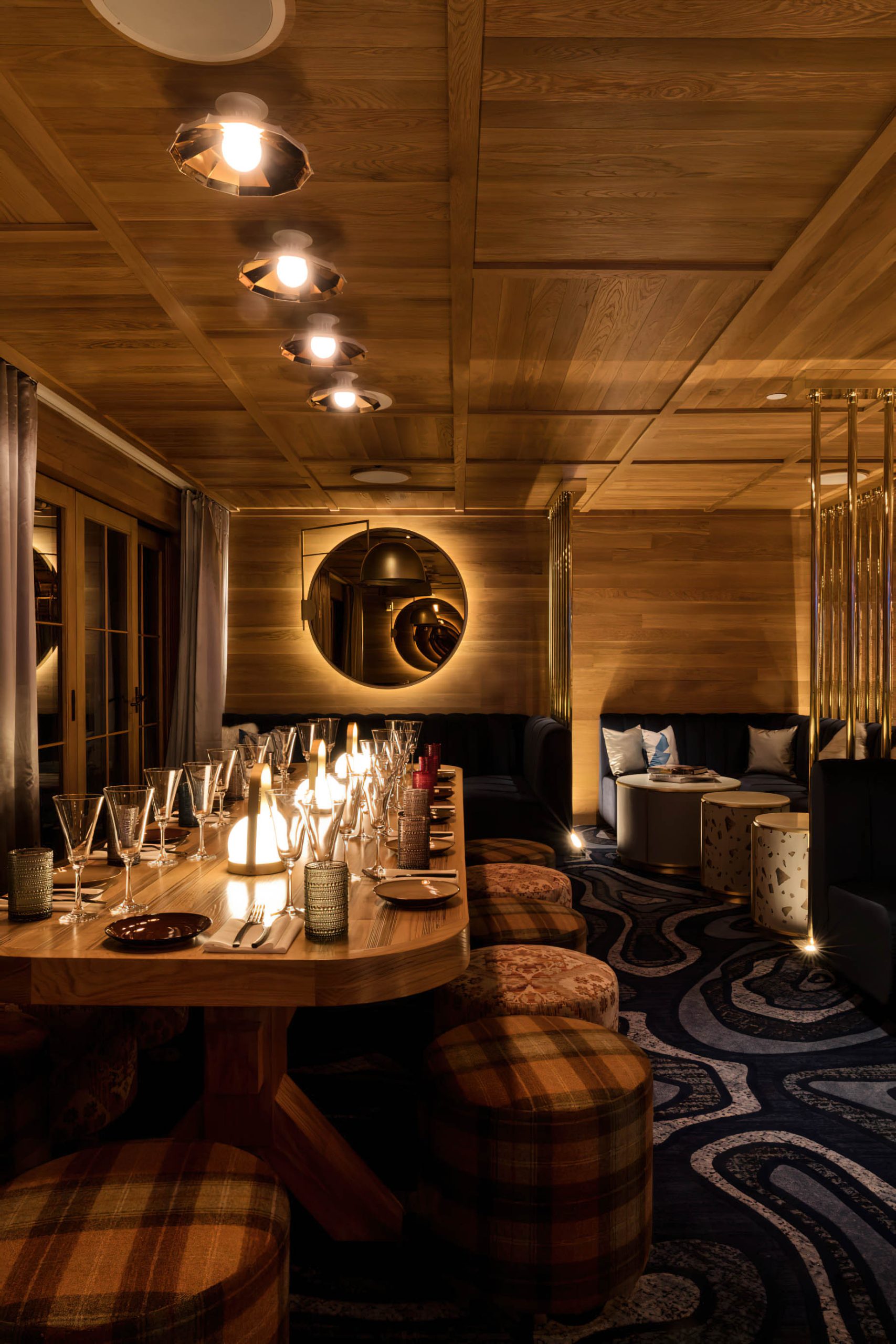 W Aspen Hotel – Aspen, CO, USA – Living Room Dining