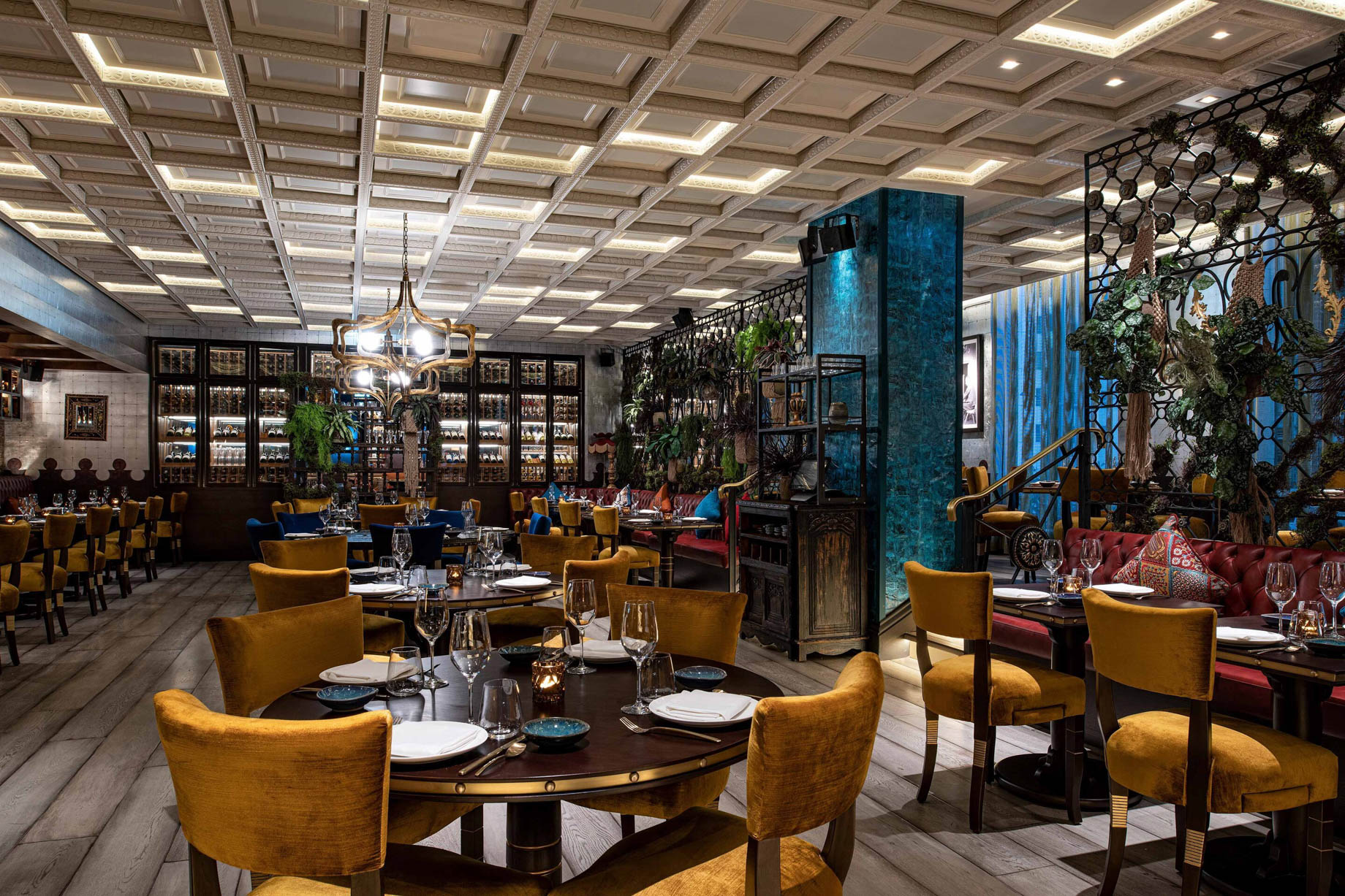 W Doha Hotel – Doha, Qatar – COYA Reataurant Tables