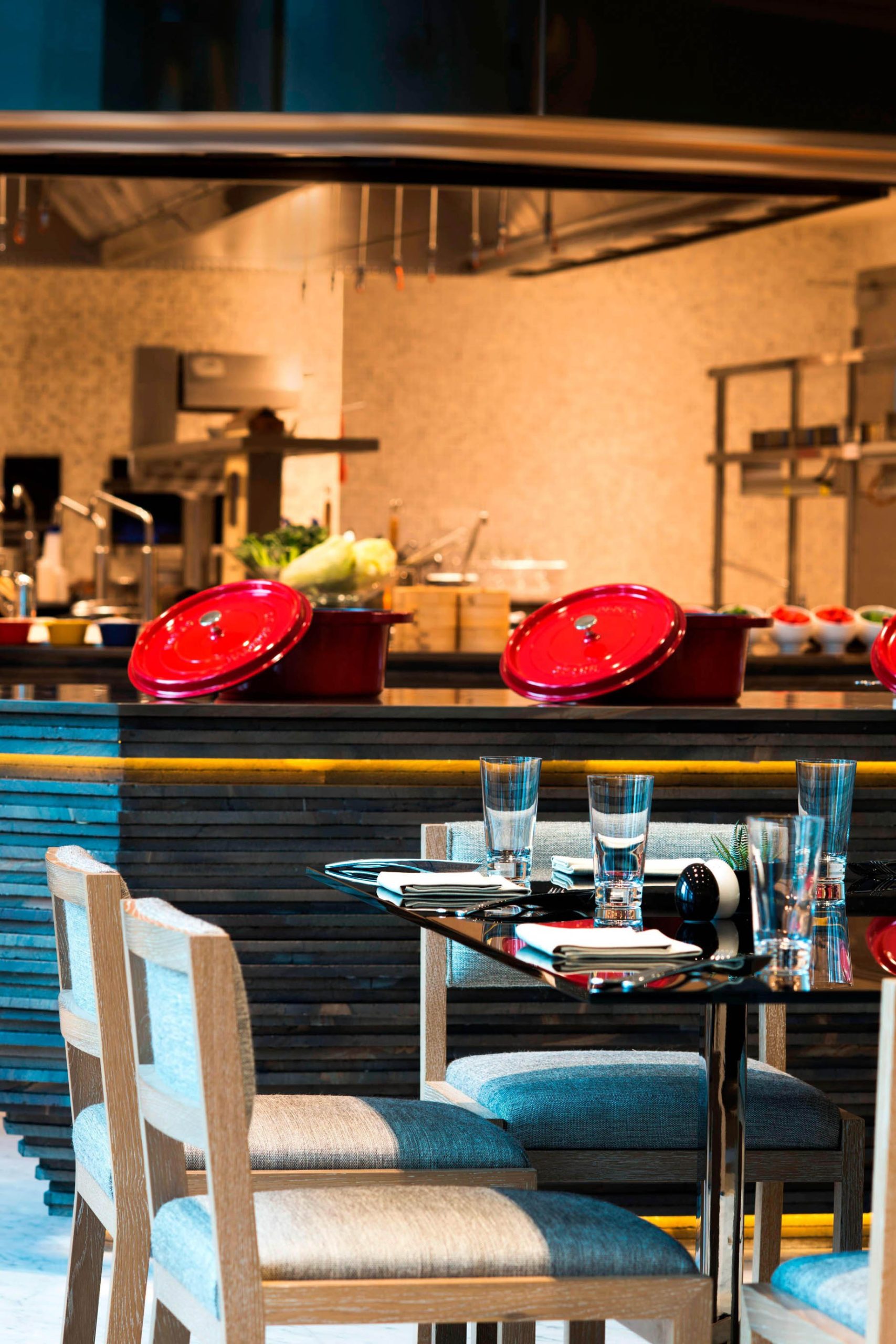W Guangzhou Hotel – Tianhe District, Guangzhou, China – The Kitchen Table Seating