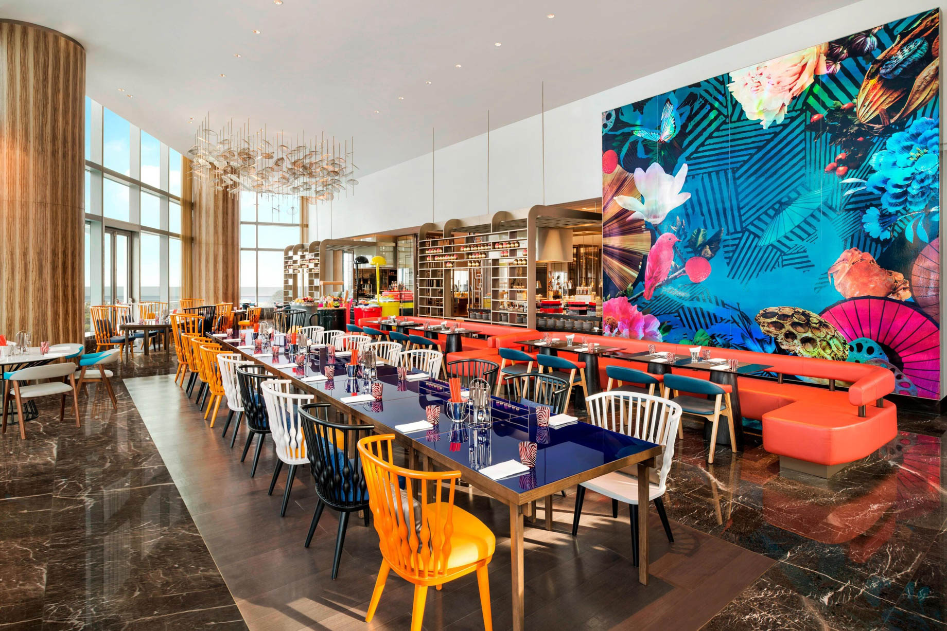 W Suzhou Hotel - Suzhou, China - The Kitchen Table Main Dining Area