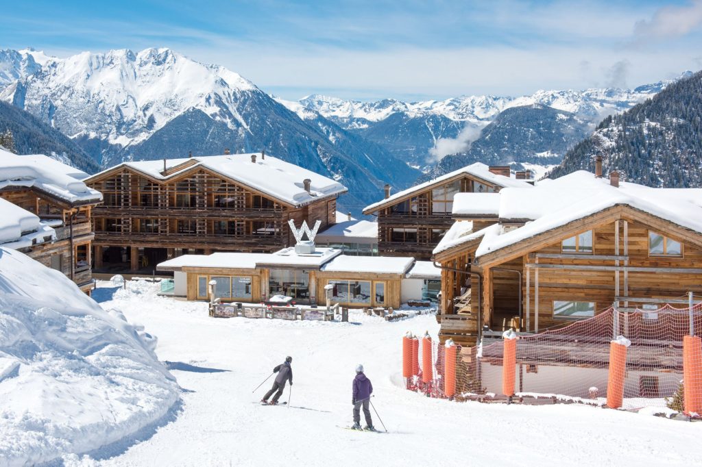 W Verbier Hotel - Verbier, Switzerland - Exterior Winter Ski Slope