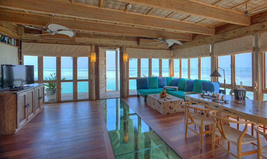 Gili Lankanfushi Resort - North Male Atoll, Maldives - The Private Reserve Entrance Living Room