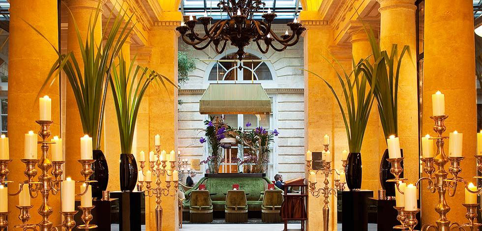 InterContinental Bordeaux Le Grand Hotel - Bordeaux, France - Atrium Entrance