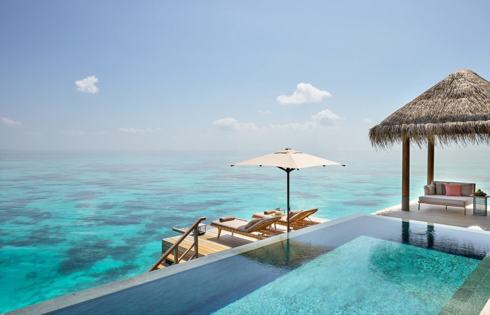 JOALI Maldives Resort - Muravandhoo Island, Maldives - Water Villa Infinity Pool Deck