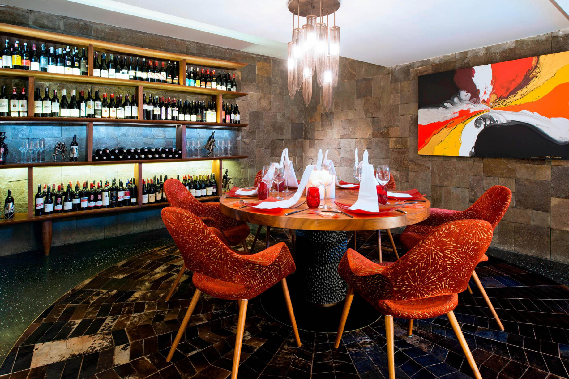 W Bali Seminyak Resort – Seminyak, Indonesia – Fire Restaurant Cellar