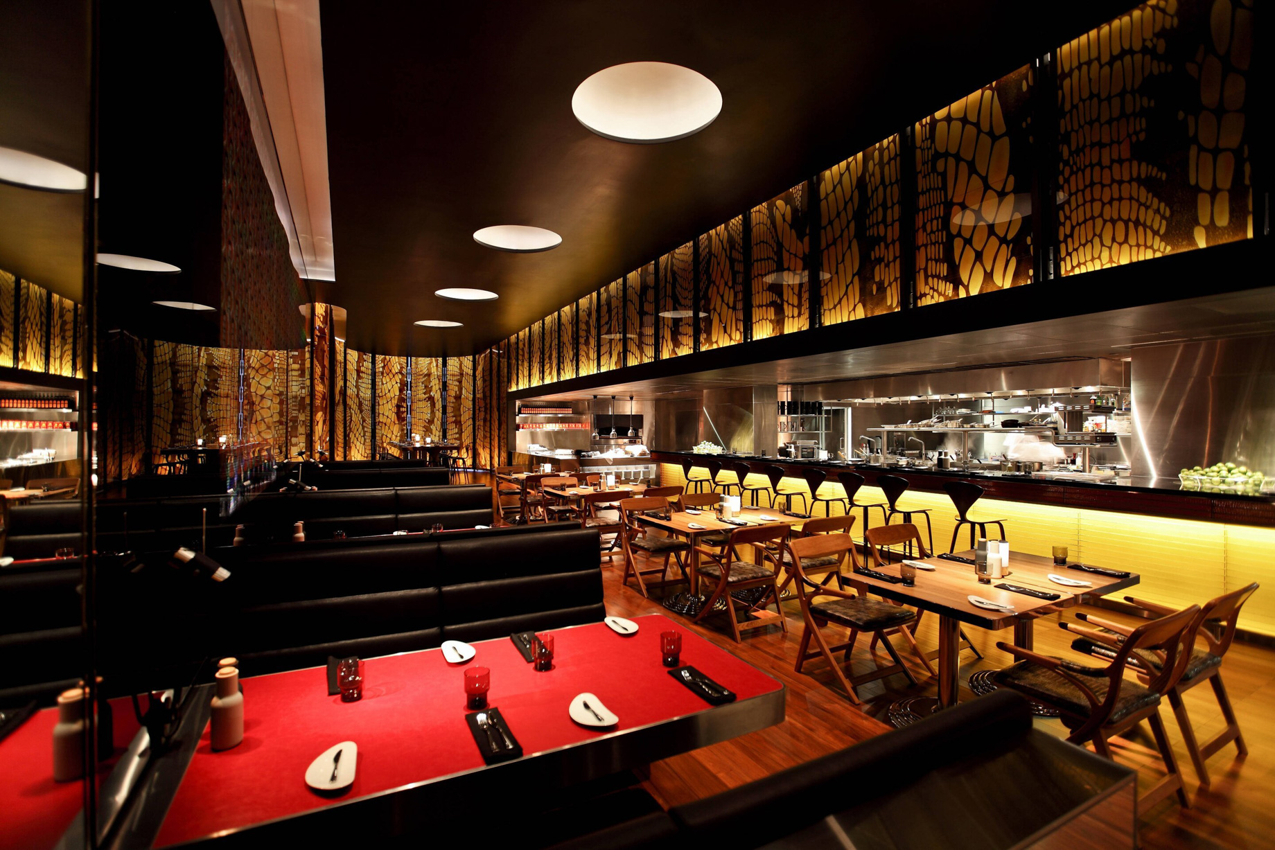 W Bangkok Hotel – Bangkok, Thailand – The Kitchen Table Seating