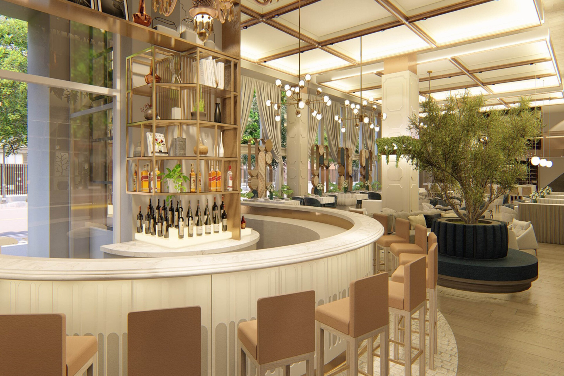 W Dallas Victory Hotel – Dallas, TX, USA – Villa Azur Bar