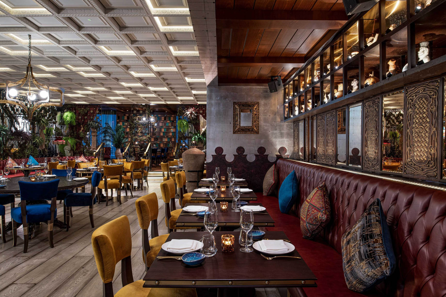 W Doha Hotel – Doha, Qatar – COYA Reataurant Seating