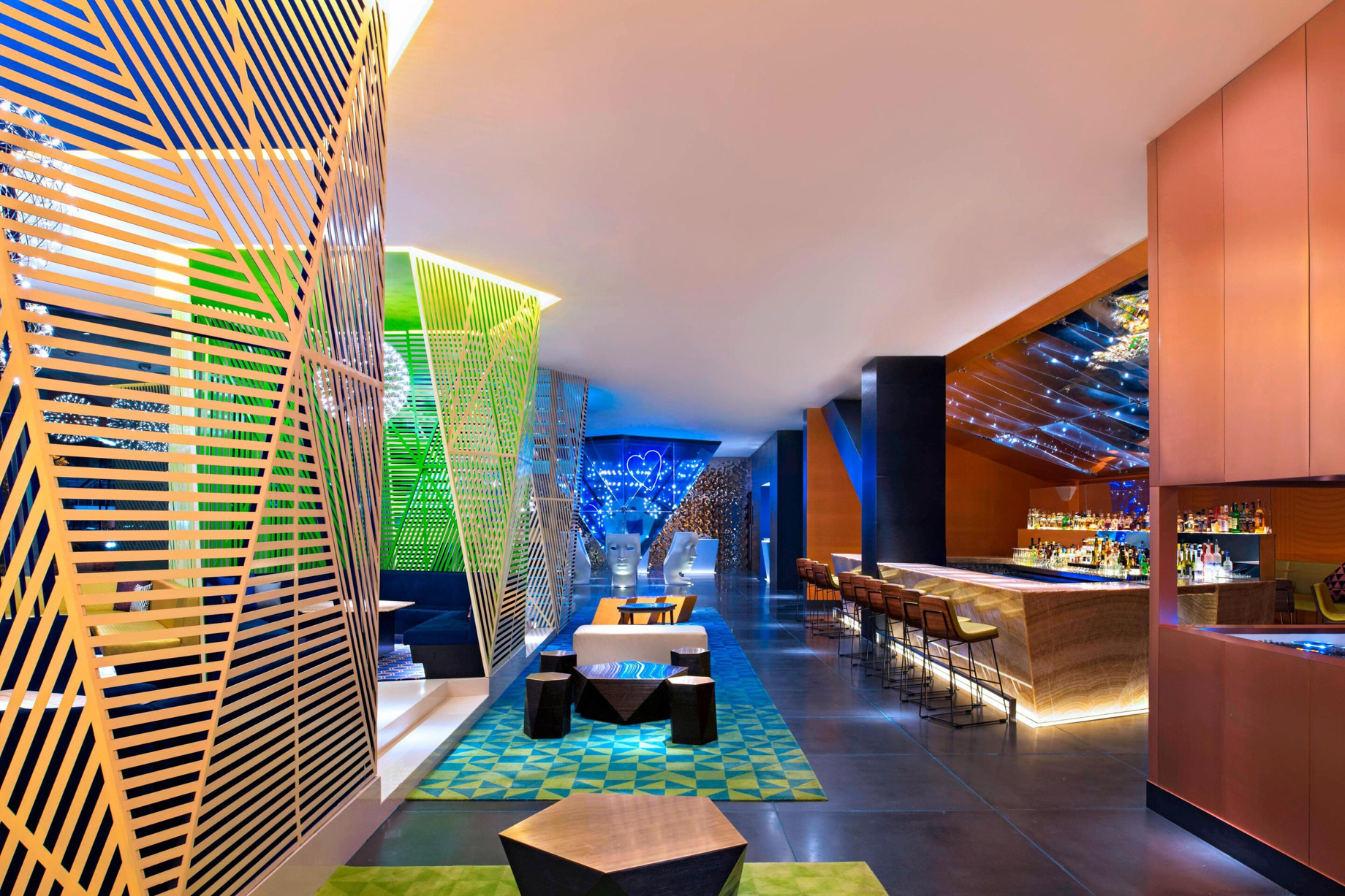 W Mexico City Hotel - Polanco, Mexico City, Mexico - Lobby Living Room