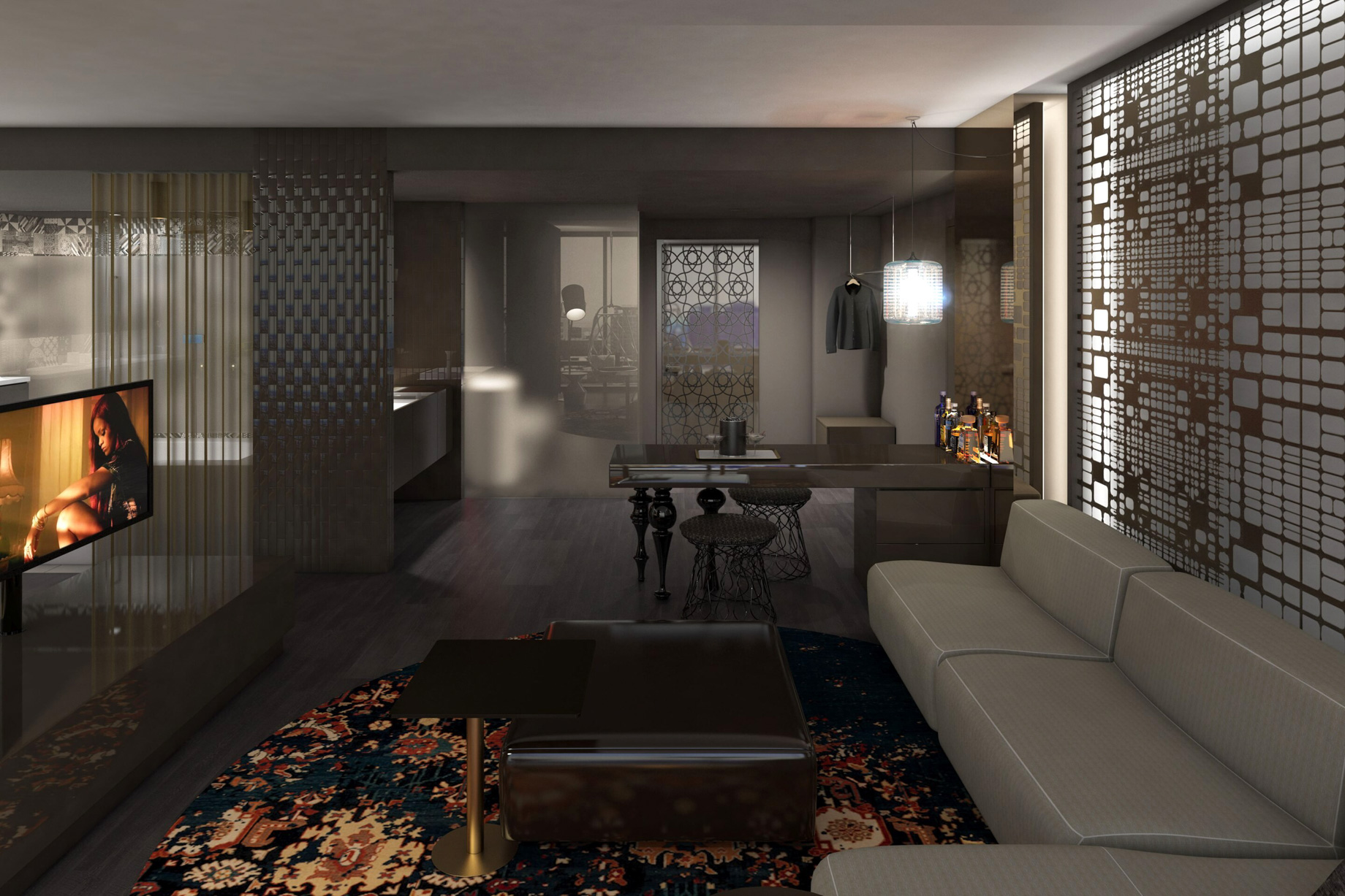 W Philadelphia Hotel – Philadelphia, PA, USA – Guest Suite Design