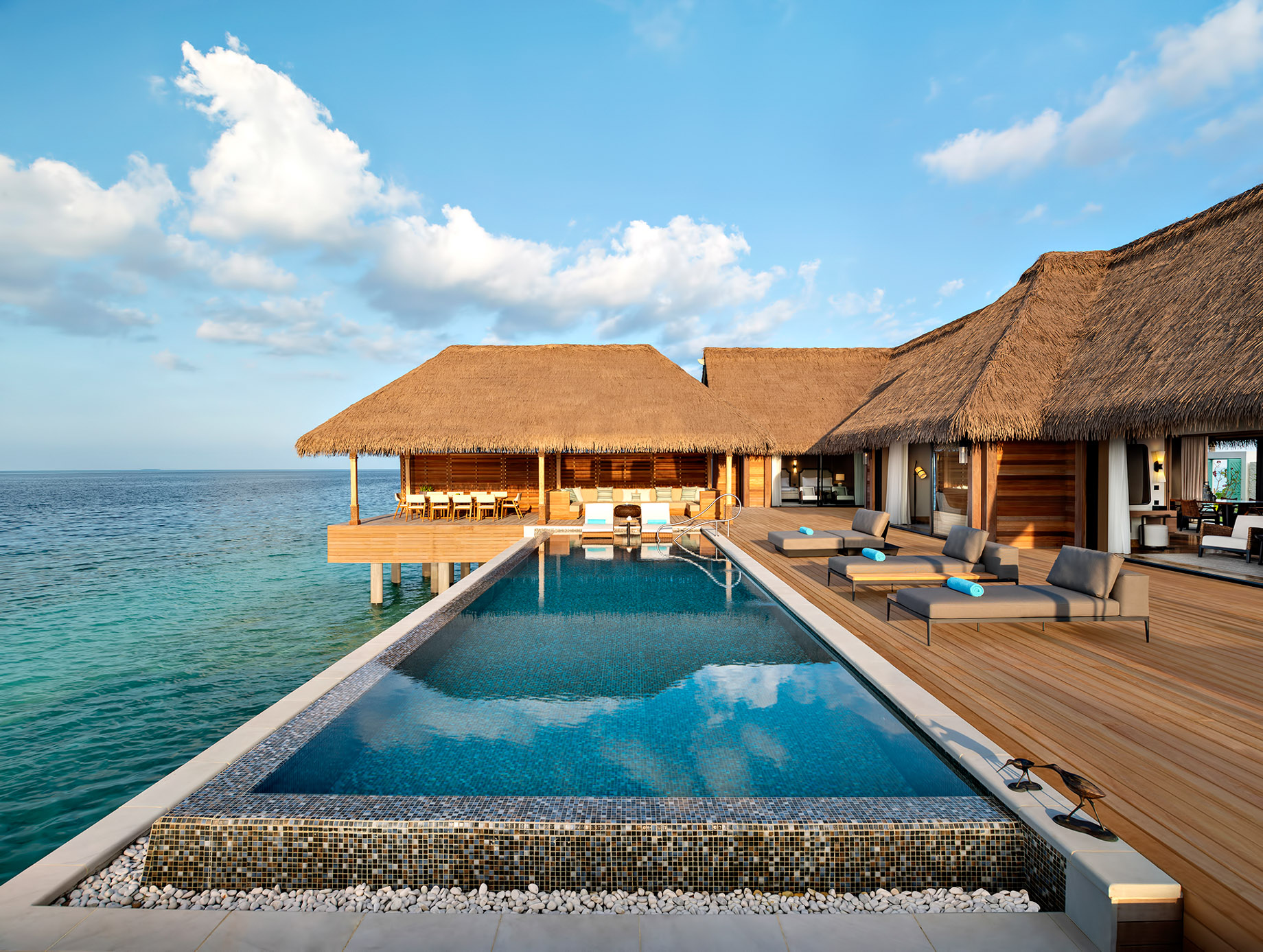 Waldorf Astoria Maldives Ithaafushi Resort – Ithaafushi Island, Maldives – Two and Three Bedroom Overwater Villa Infinity Pool