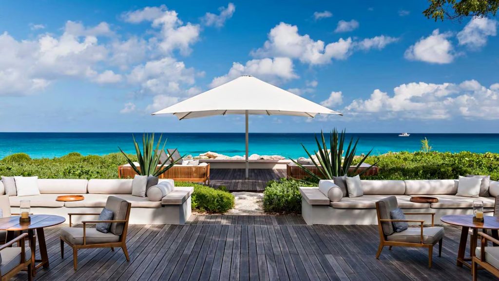 Amanyara Resort - Providenciales, Turks and Caicos Islands - Artist Ocean Villa Deck Ocean View