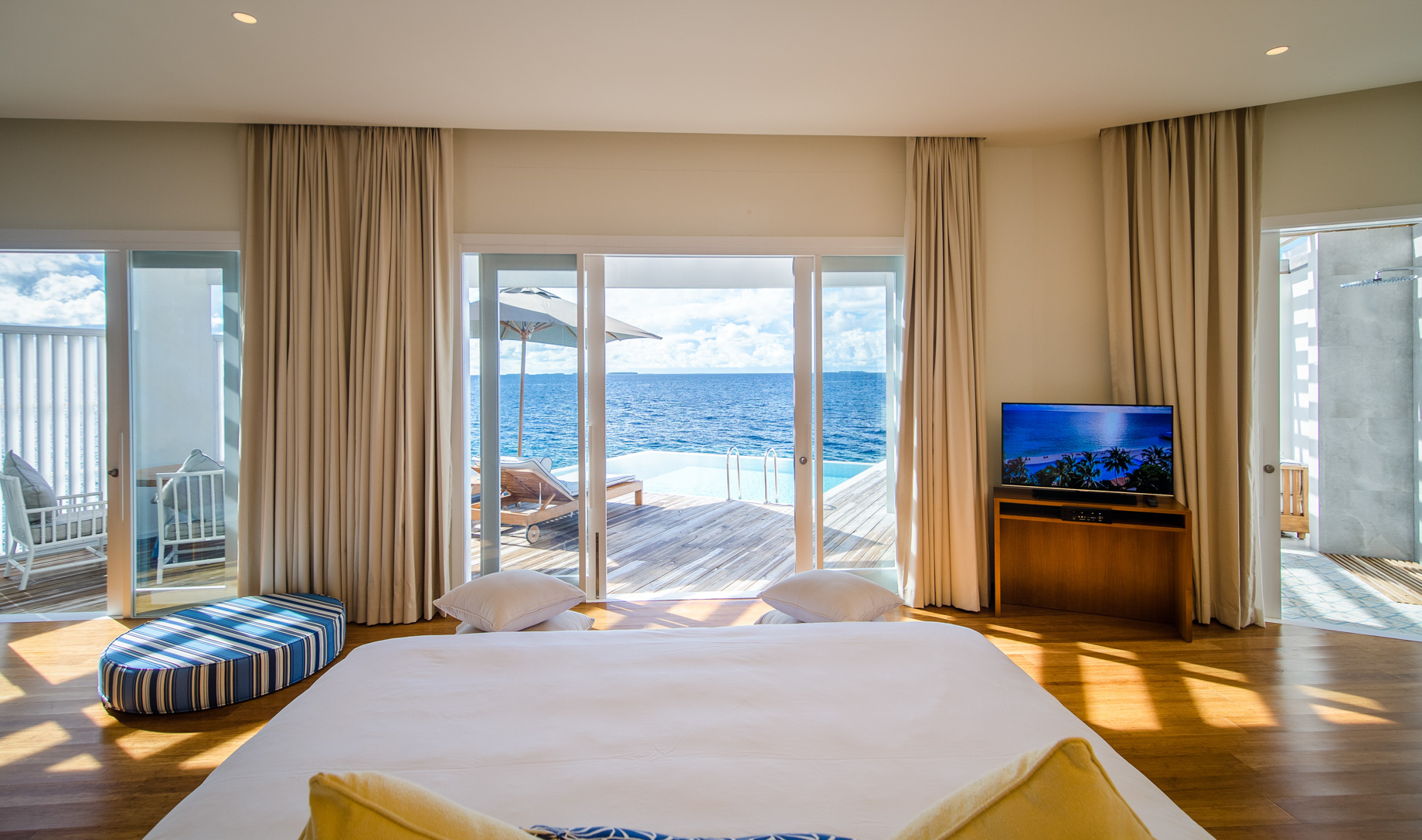 Amilla Fushi Resort and Residences – Baa Atoll, Maldives – Reef Water Villa Bedroom