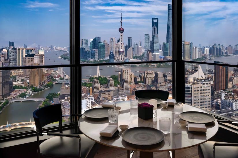 Bvlgari Hotel Shanghai - Shanghai, China - Il Ristorante View