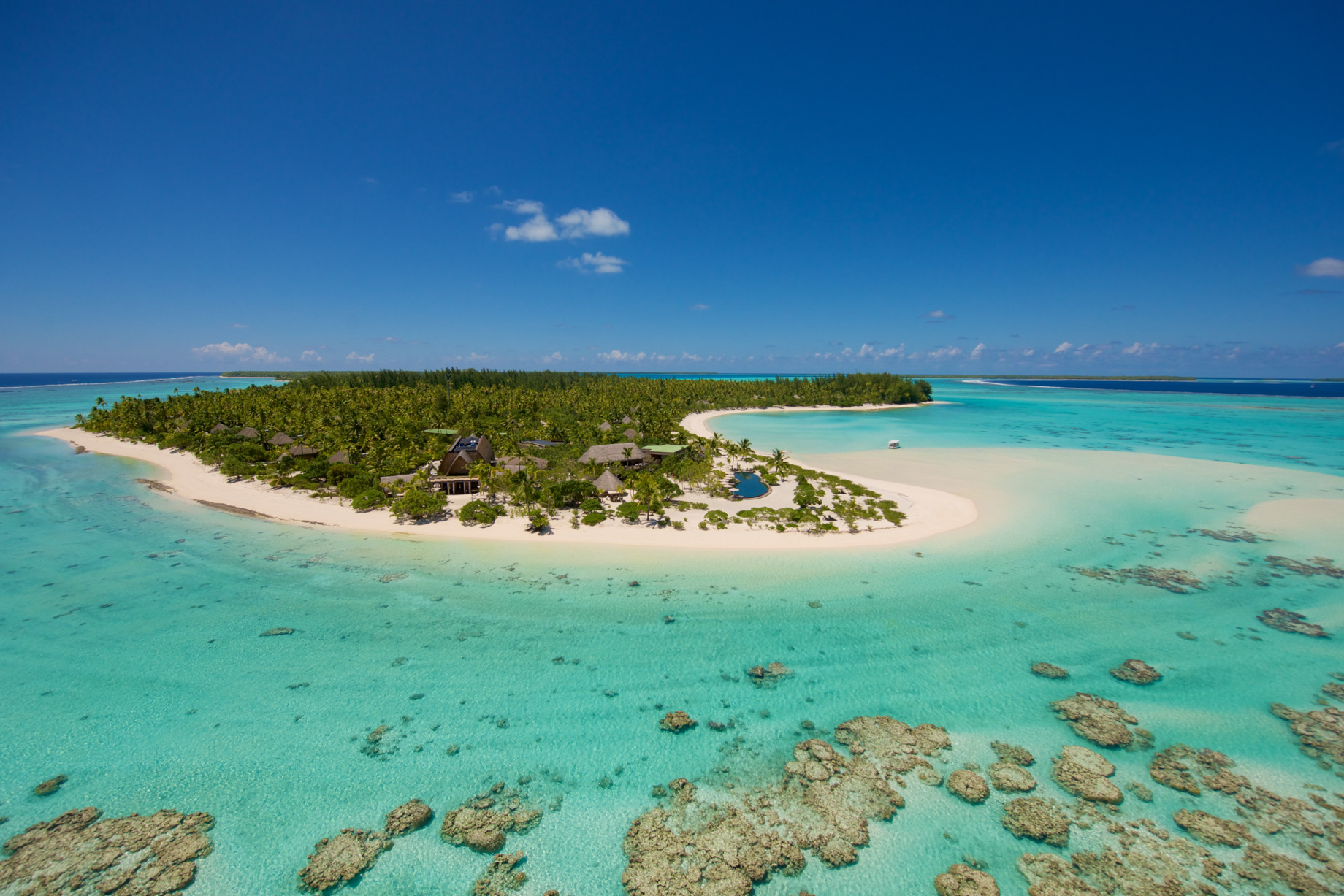 The Brando Resort - Tetiaroa Private Island, French Polynesia - Resort Aerial View