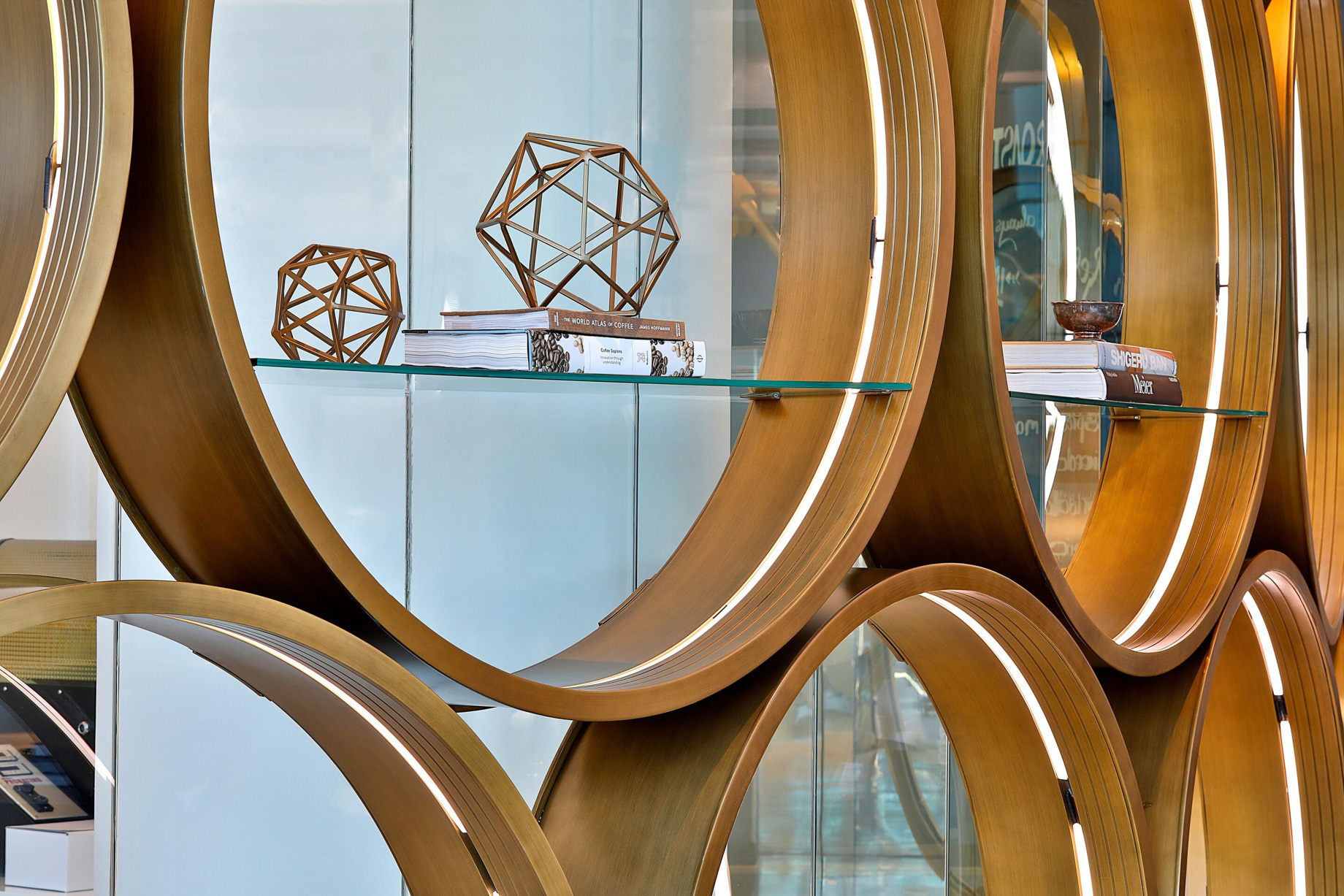 W Abu Dhabi Yas Island Hotel – Abu Dhabi, UAE – Roastery Design Detail