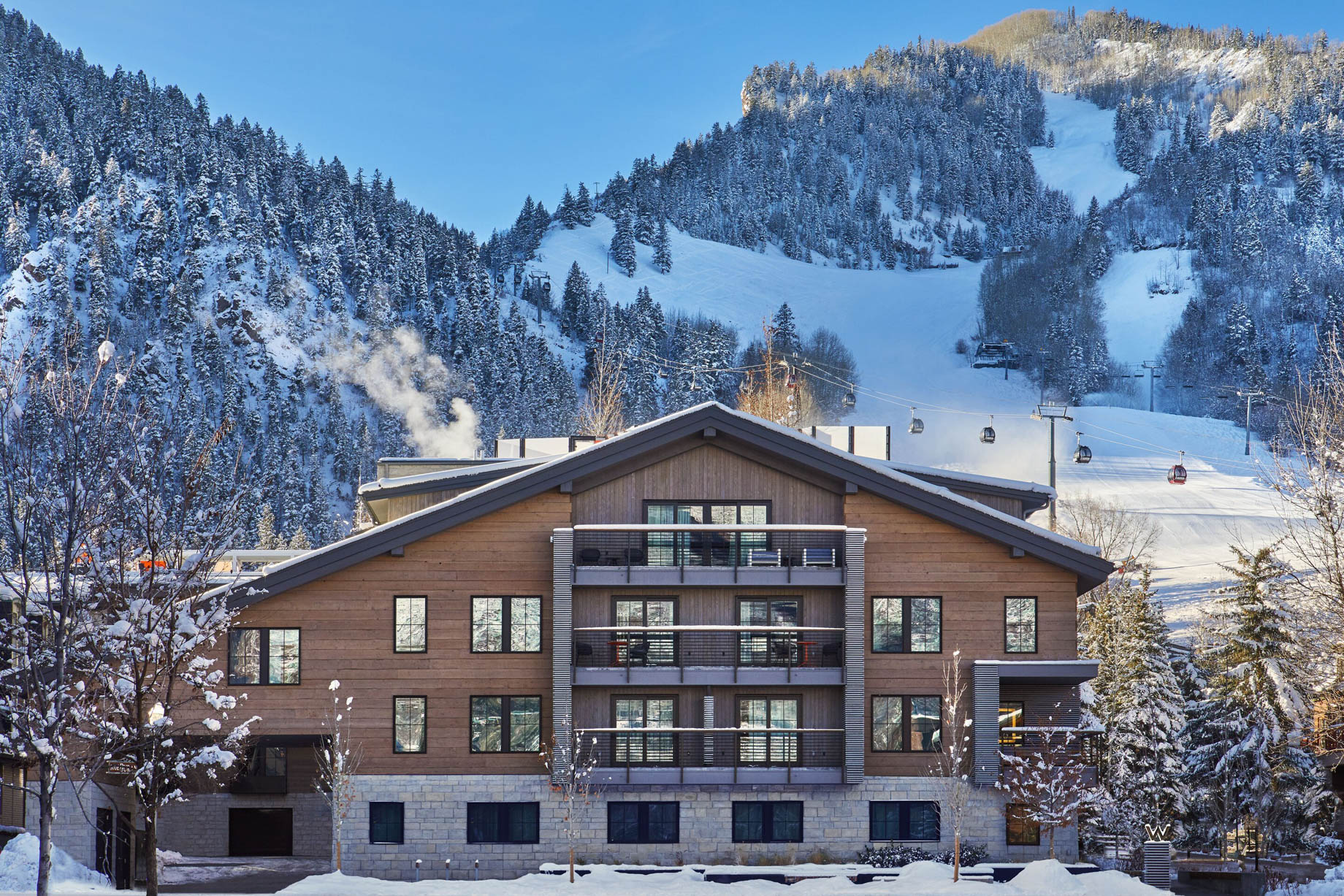 W Aspen Hotel – Aspen, CO, USA – Hotel Exterior Winter