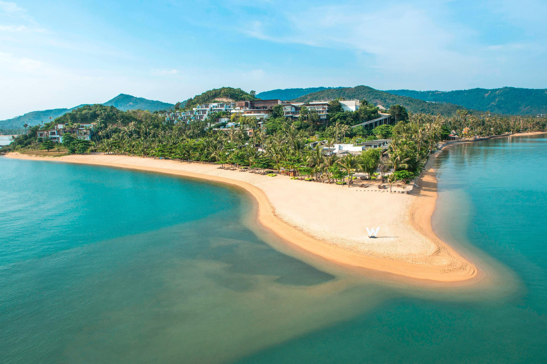 W Koh Samui Resort – Thailand – Resort Beach Aerial View