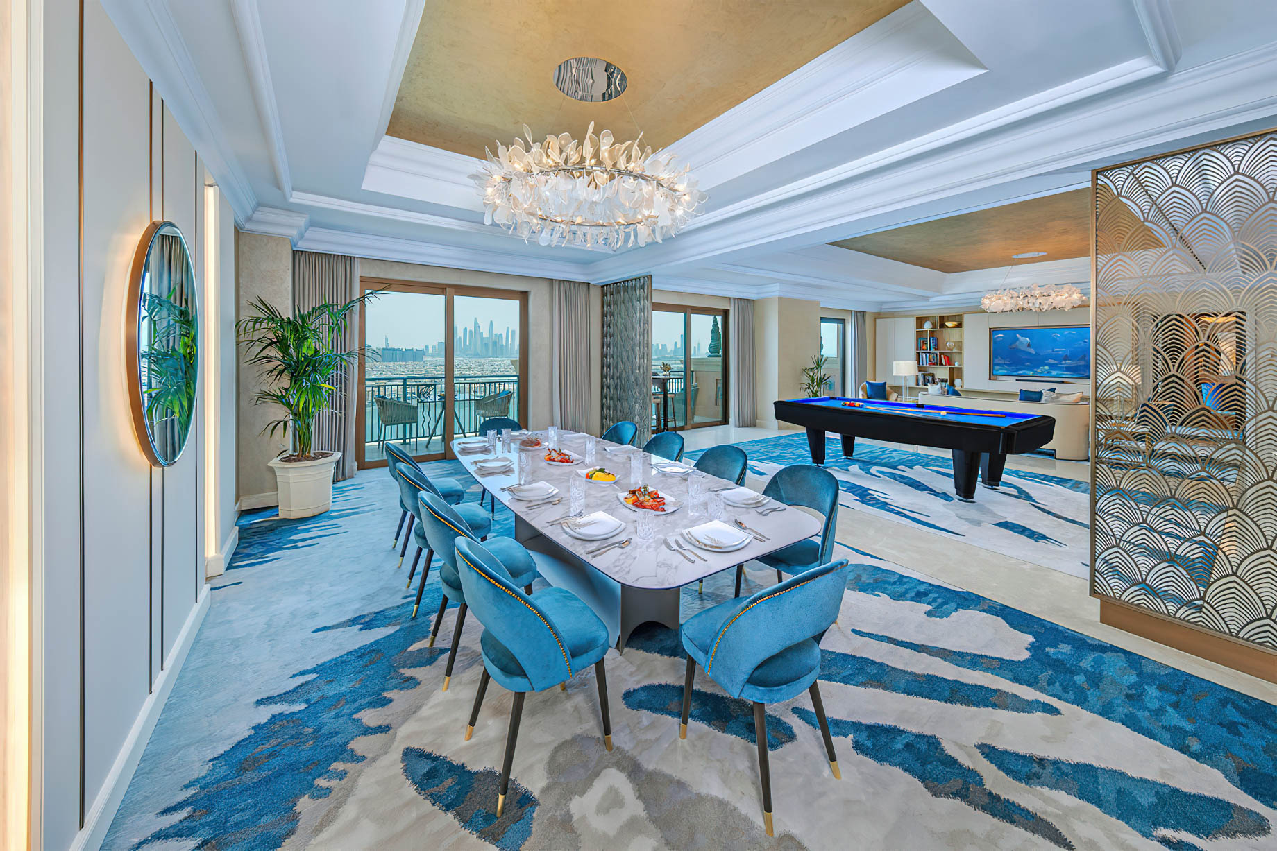 Atlantis The Palm Resort – Crescent Rd, Dubai, UAE – Presidential Suite Dining Lounge Area