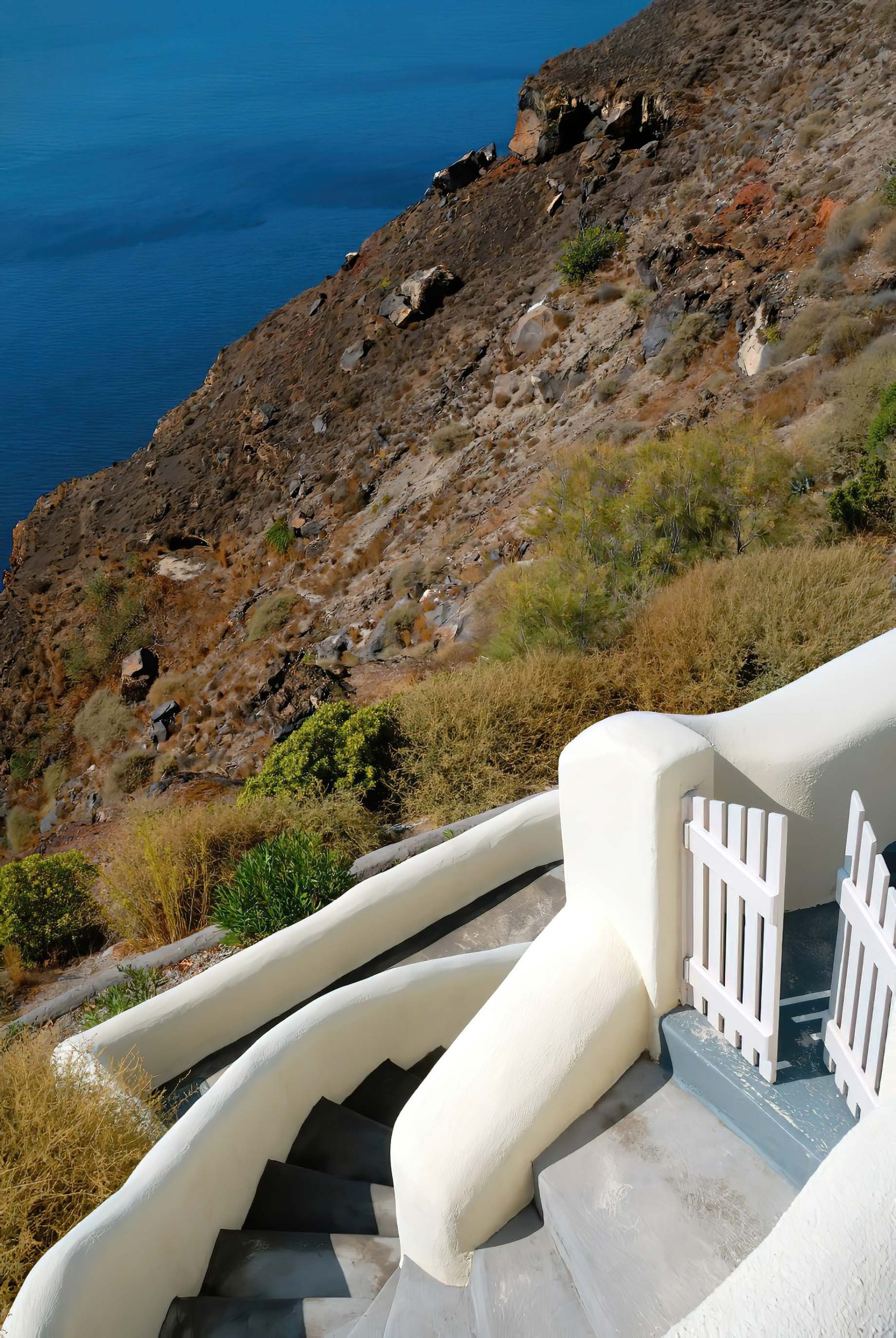Mystique Hotel Santorini – Oia, Santorini Island, Greece - Cycladic Architecture Stairs