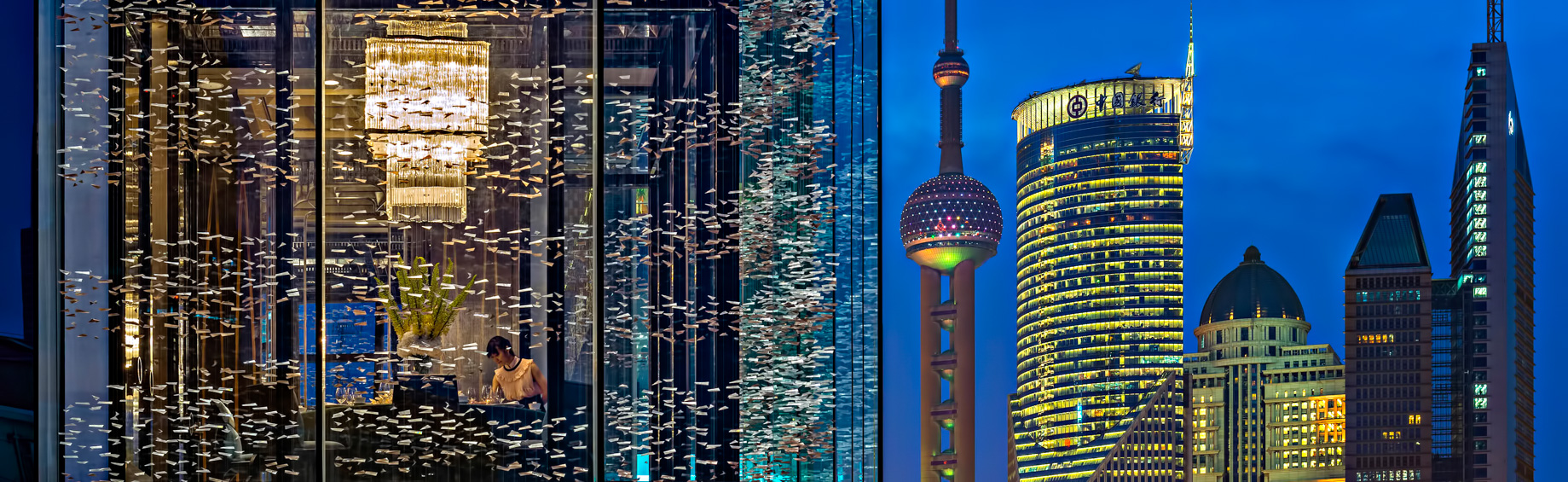 Regent Shanghai Pudong Hotel - Shanghai, China - Restaurant View