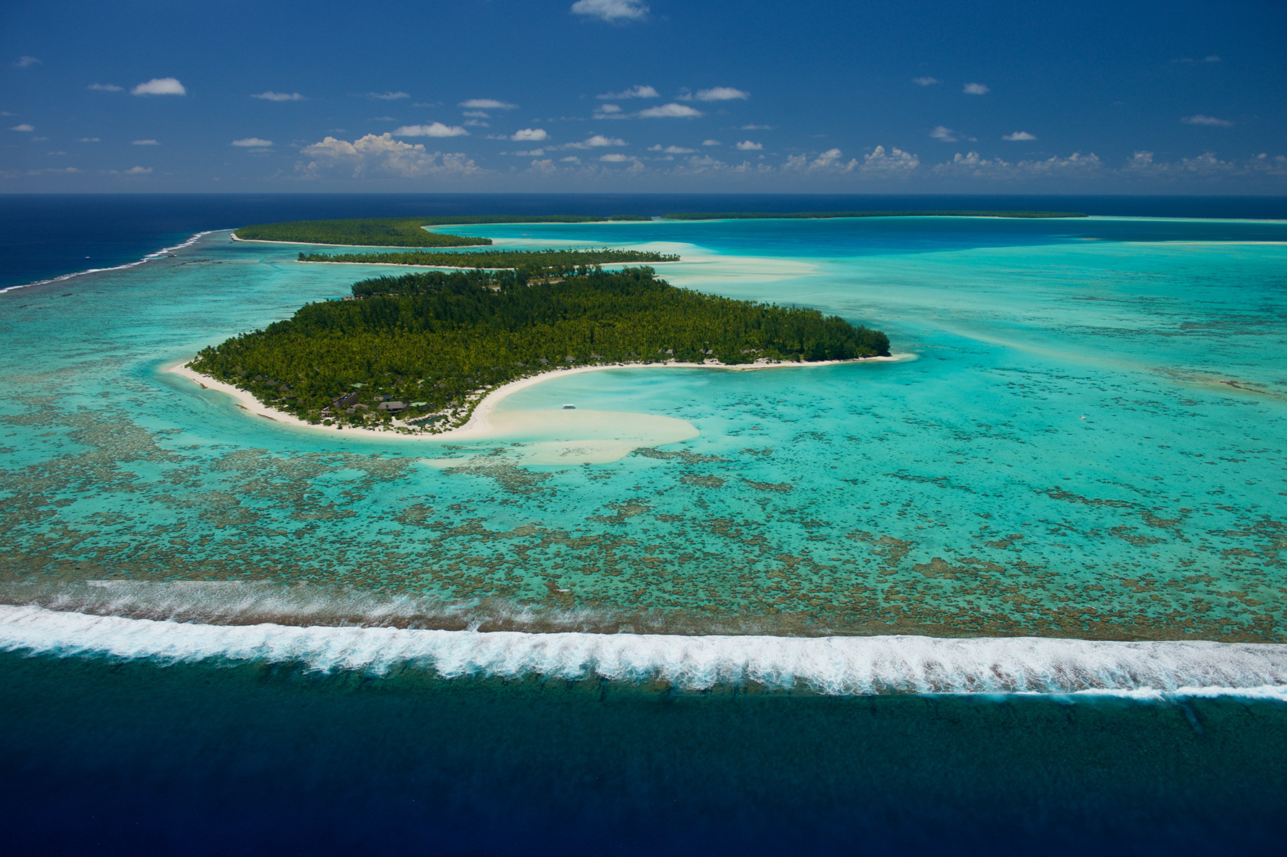 The Brando Resort – Tetiaroa Private Island, French Polynesia – Resort Aerial Reef View