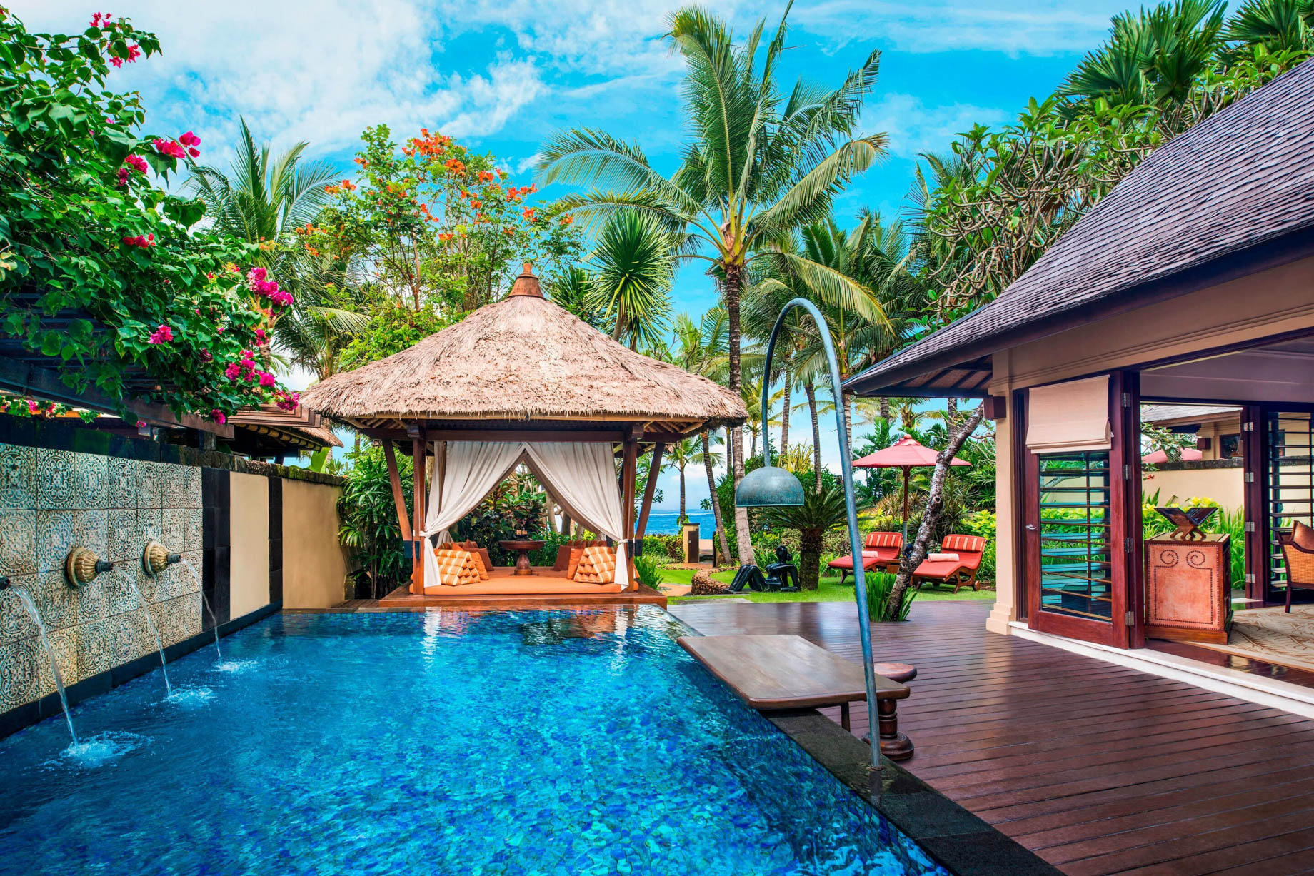 The St. Regis Bali Resort - Bali, Indonesia - Strand Villa Private Pool and Gazebo
