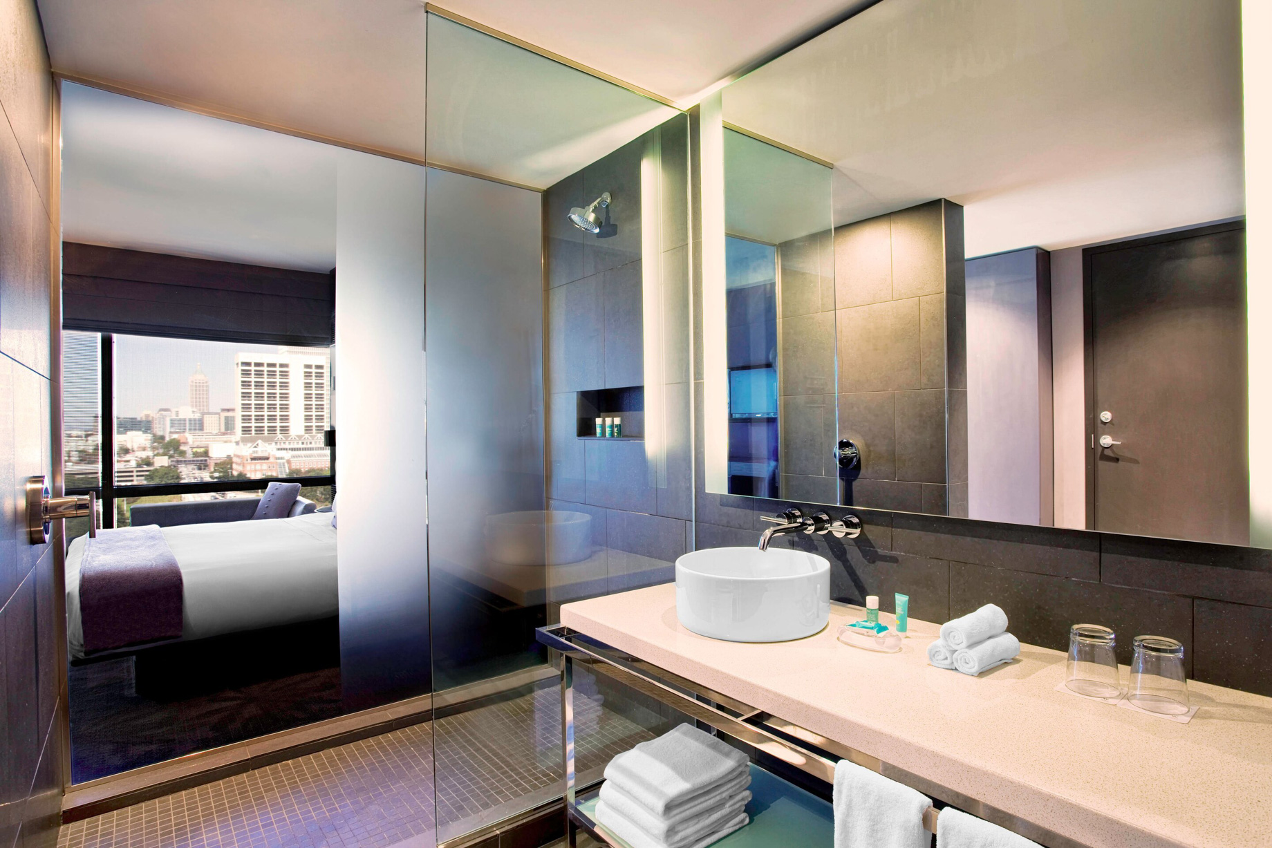 W Atlanta Downtown Hotel – Atlanta, Georgia, USA – Fabulous Bathroom