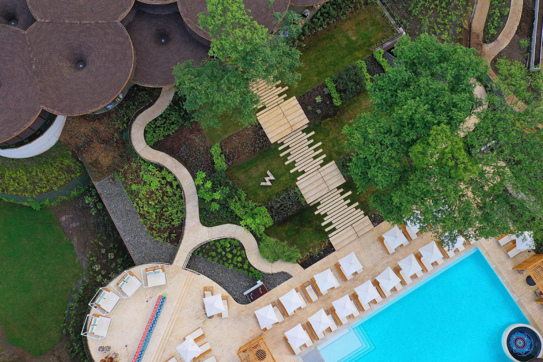W Costa Rica Reserva Conchal Resort – Costa Rica – Resort Overhead Aerial View