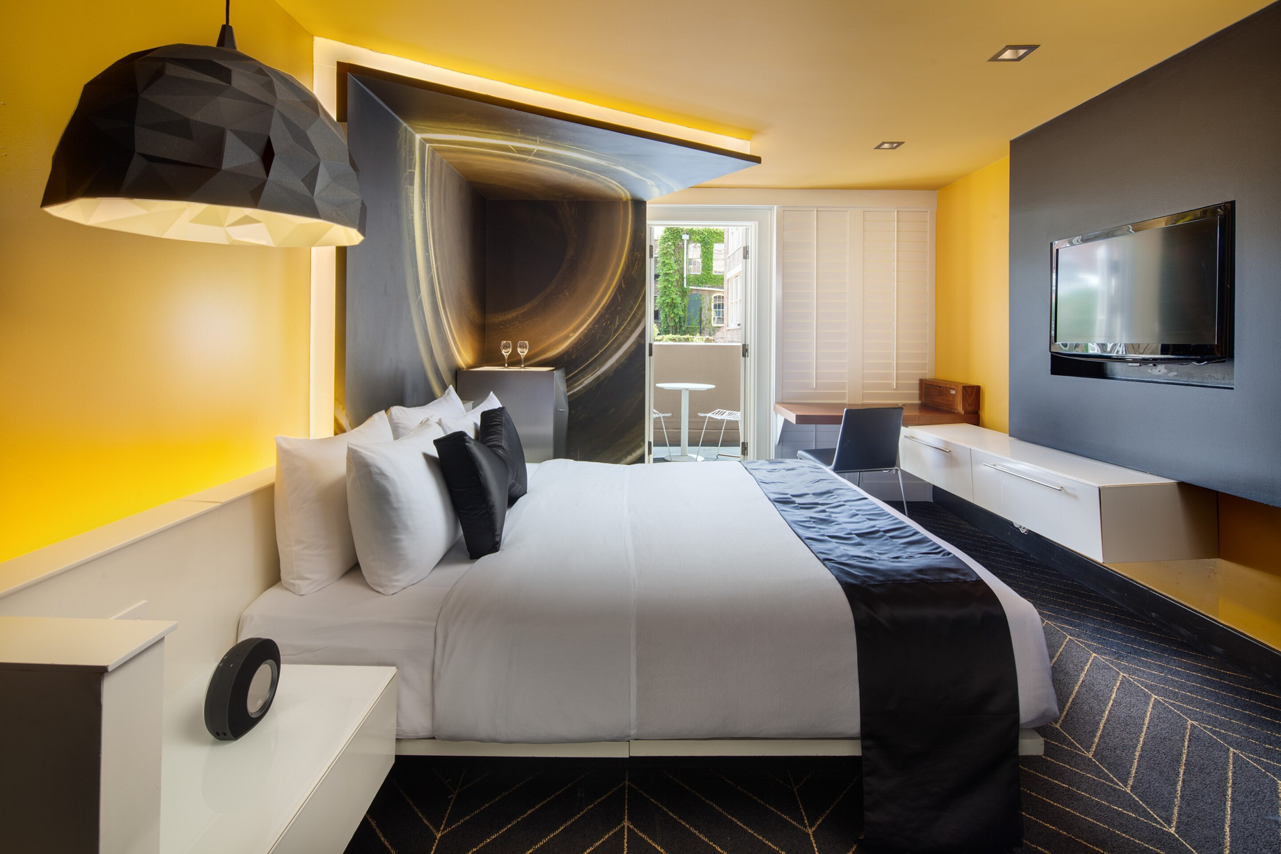 W New Orleans French Quarter Hotel - New Orleans, LA, USA - Fabulous Guest Room with Private Balcony Decor