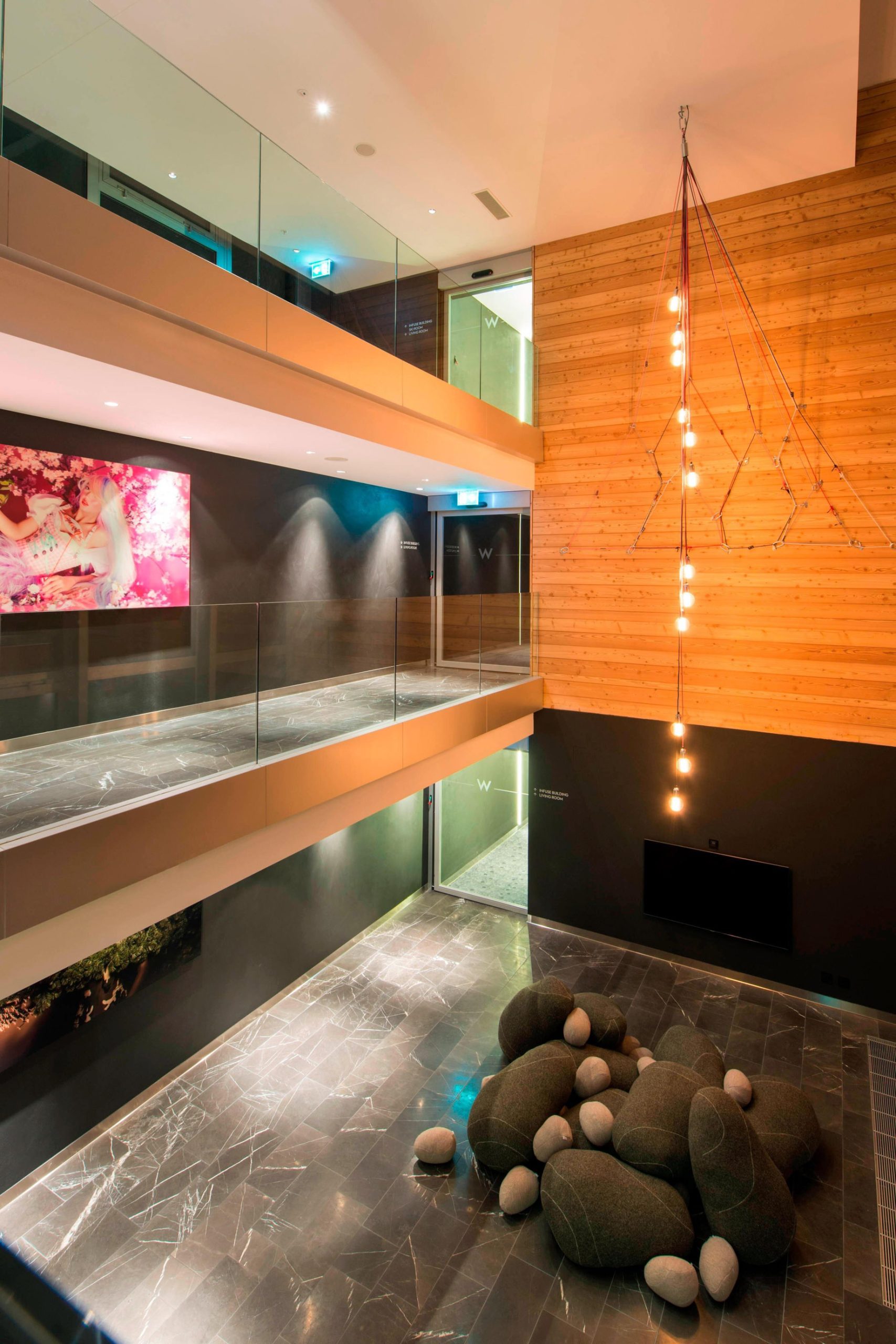 W Verbier Hotel - Verbier, Switzerland - Atrium