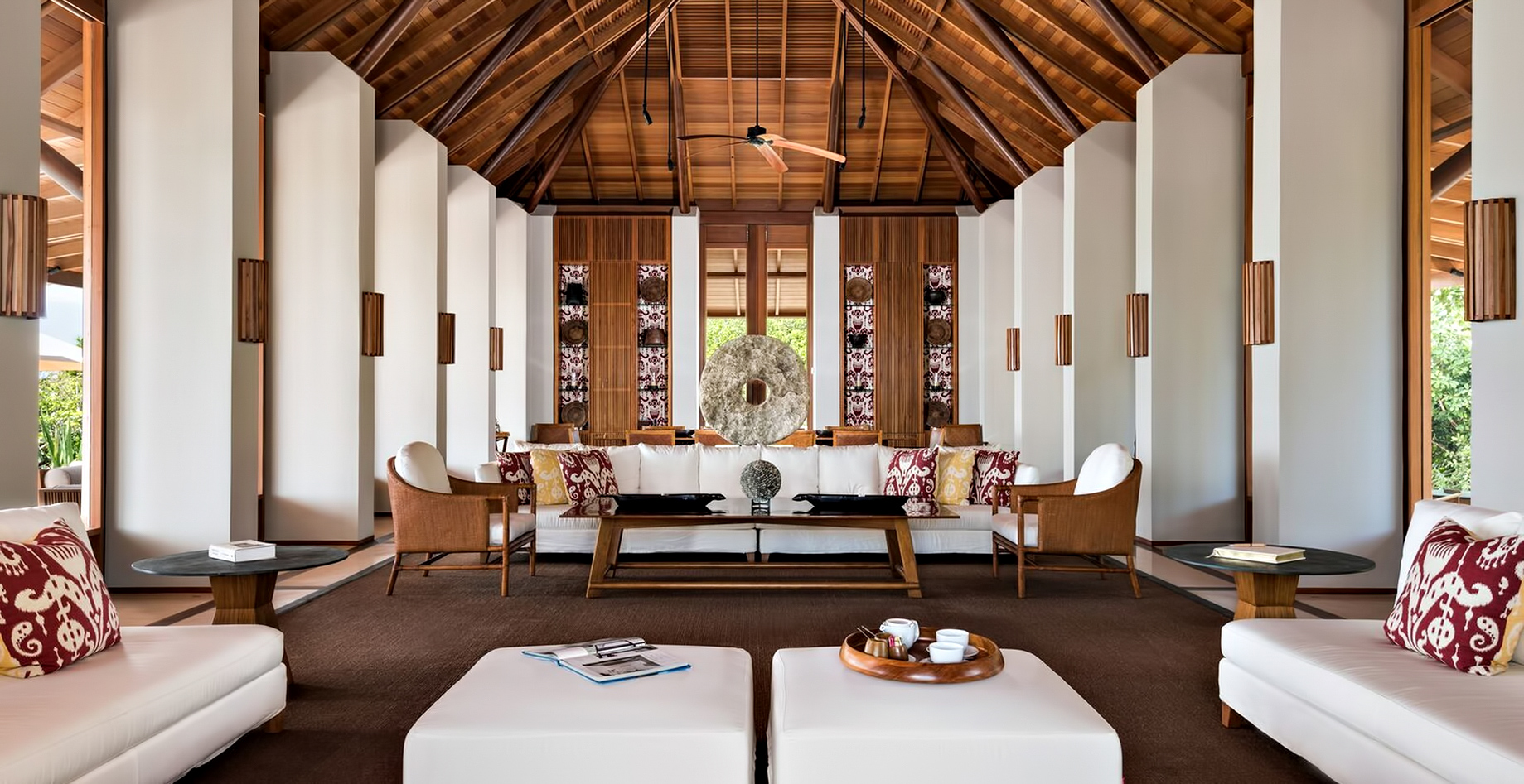 Amanyara Resort – Providenciales, Turks and Caicos Islands – Artist Ocean Villa Living Room