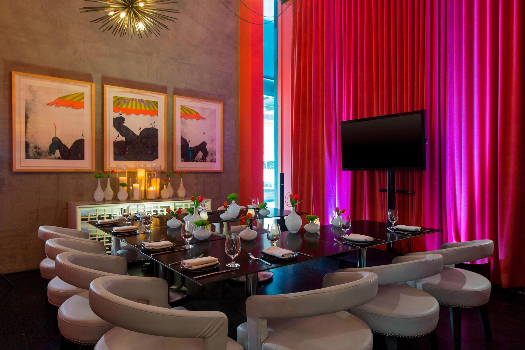 W Austin Hotel – Austin, TX, USA – Trace Private Dining Room